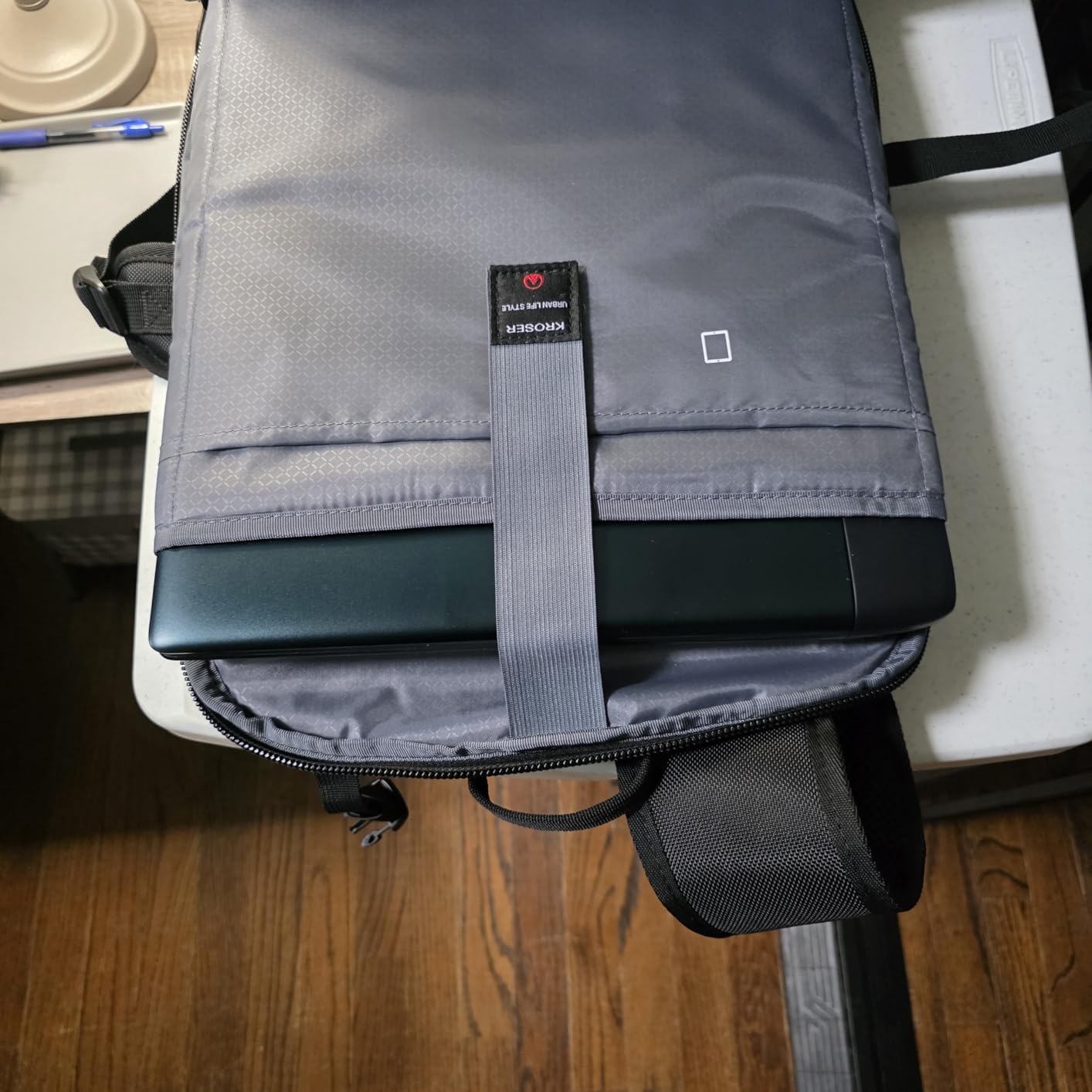 KROSER TSA Friendly Travel Laptop Backpack 17.3 inch XL Computer Backpack Water-Repellent College Daypack Business Backpack with RFID Pockets & USB Port for Men/Women-Black customer photo 1
