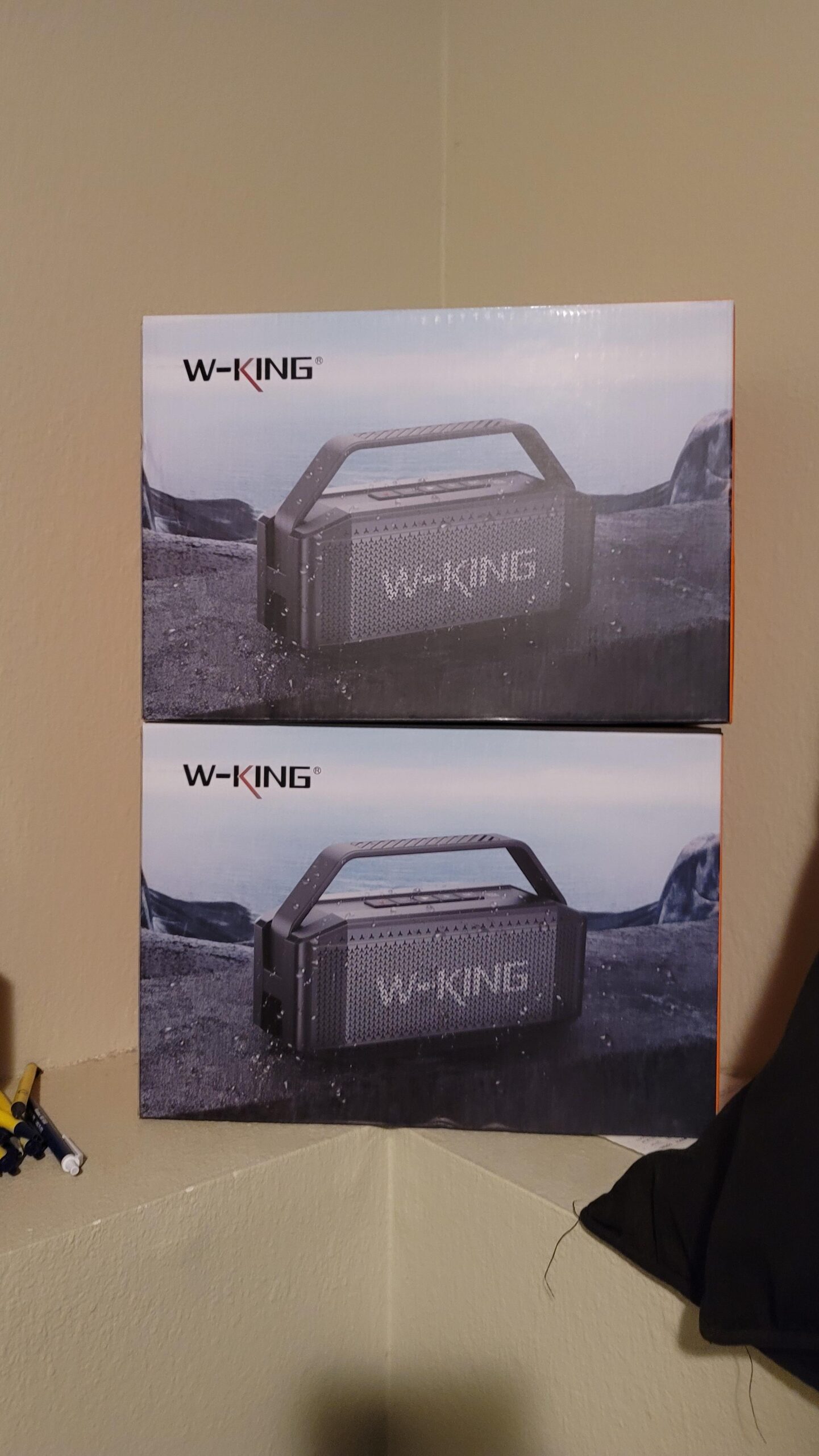 W-KING Loud Bluetooth Speaker, 100W Max IPX6 Portable Outdoor Speakers Bluetooth Wireless/60W Deep Bass Radiator/2 Subwoofer/2 Pairing/40H/TF/AUX/EQ, IPX6 Party Big Large Waterproof Speaker Boombox customer photo 2
