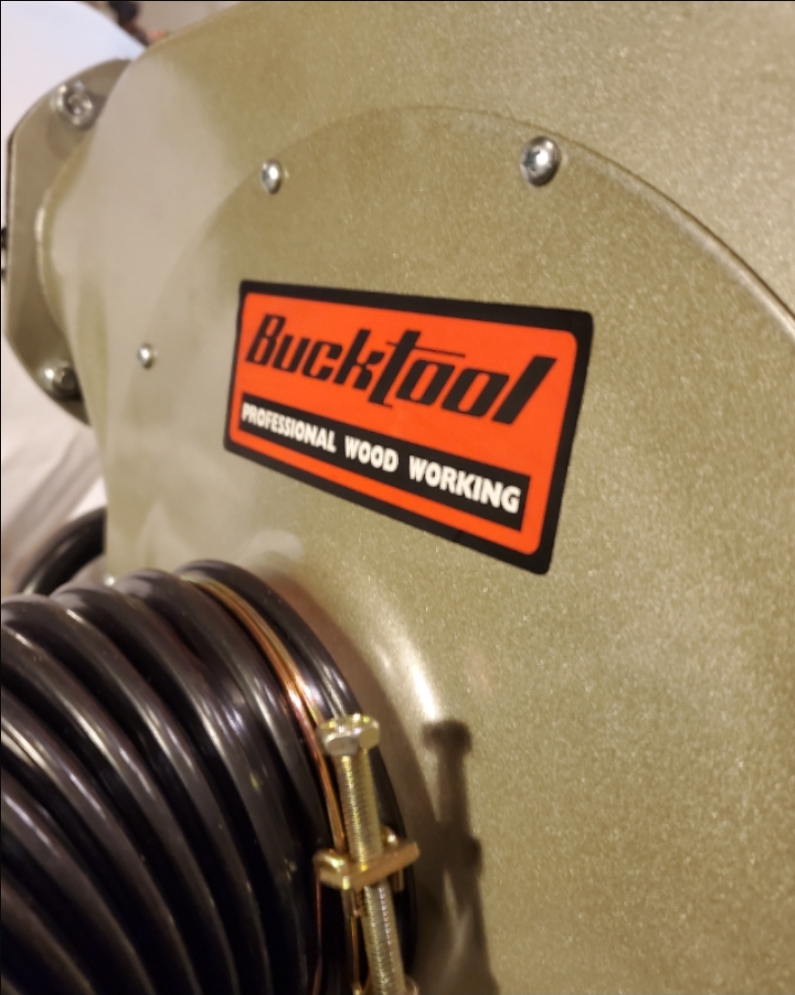 BUCKTOOL 1HP 6.5AMP Wall-mount Dust Collector with Remote Control and 2-micron Dust Filter Bag 550CFM Air Flow (DC30A-1) customer photo 2