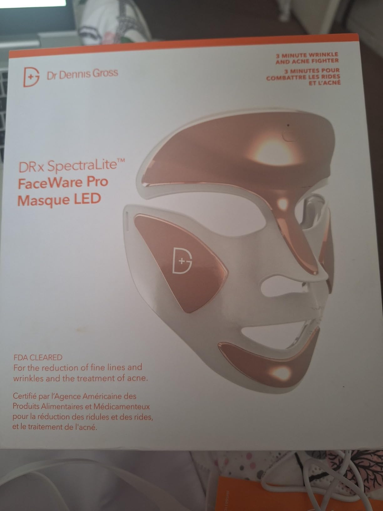 Dr. Dennis Gross DRx SpectraLite FaceWare Pro - LED Face Mask for Skin Rejuvenation with Dual Red & Blue Light Therapy, FSA HSA Eligible customer photo 1