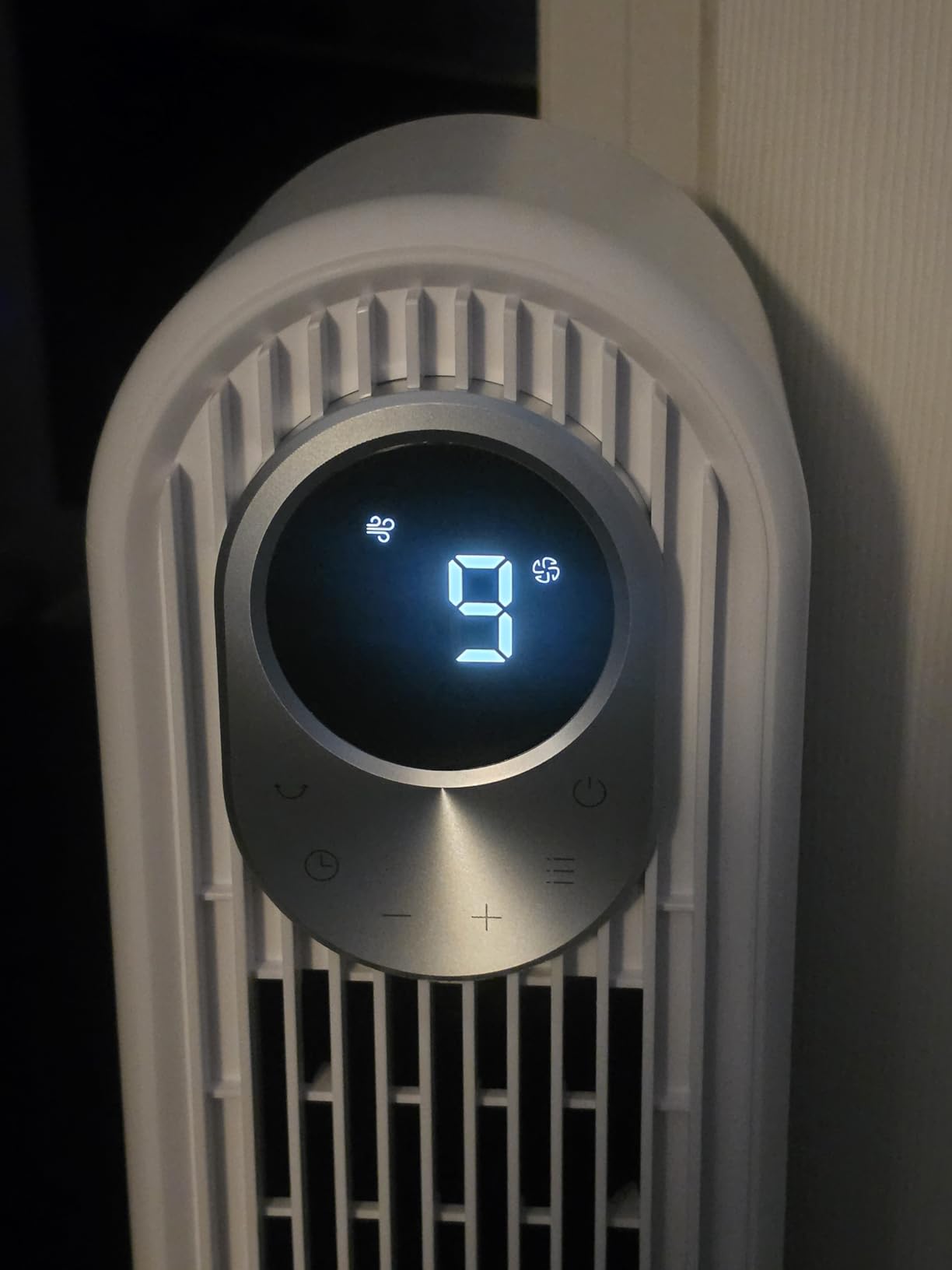 DREO Tower Fan for Bedroom, 28 ft/s, 20dB Quiet Oscillating Bladeless Fan with Remote, 9 Speeds, 4 Modes, 12H Timer, LED Display, Standing Floor Fan Powerful for Indoor Home Office Room, 42 Inch customer photo 2