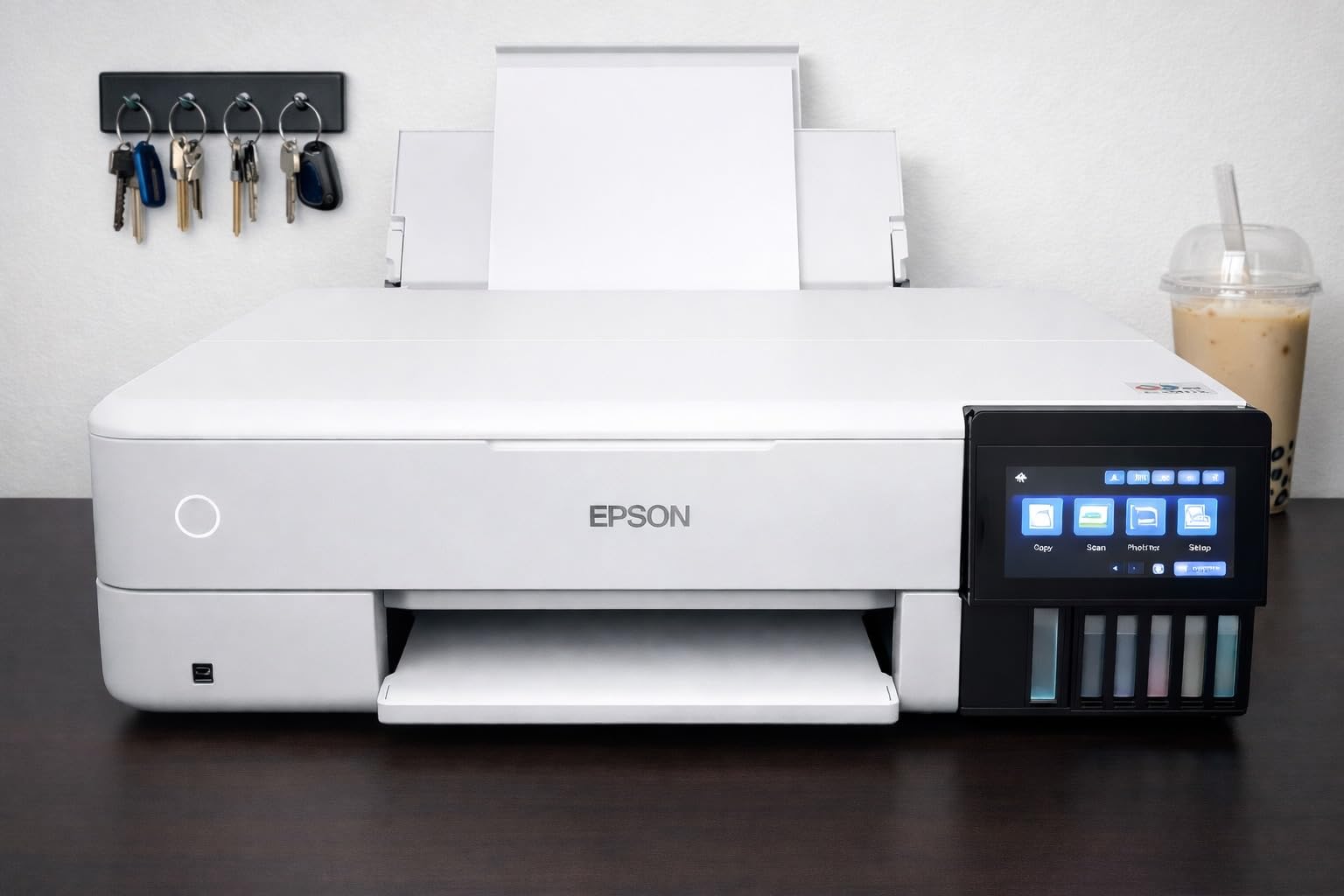 Epson EcoTank Photo ET-8550 Wireless Wide-Format Color All-in-One Supertank Printer customer photo 1