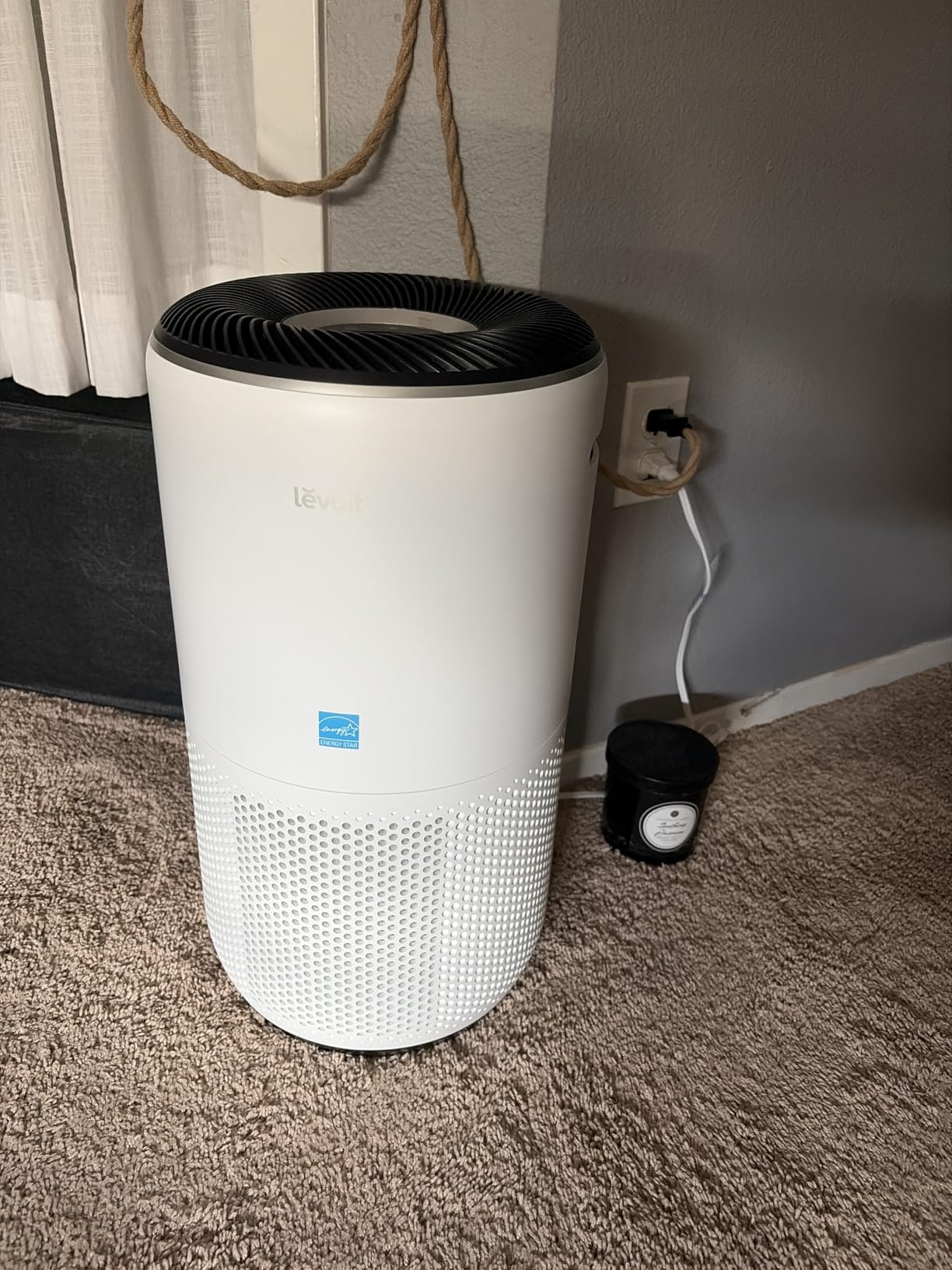 LEVOIT Air Purifiers for Home Large Room Up to 1733 Ft², HEPA Sleep Mode, AHAM VERIFIDE, Smart WiFi, Air Quality Monitor, Core 400S-P, White customer photo 2