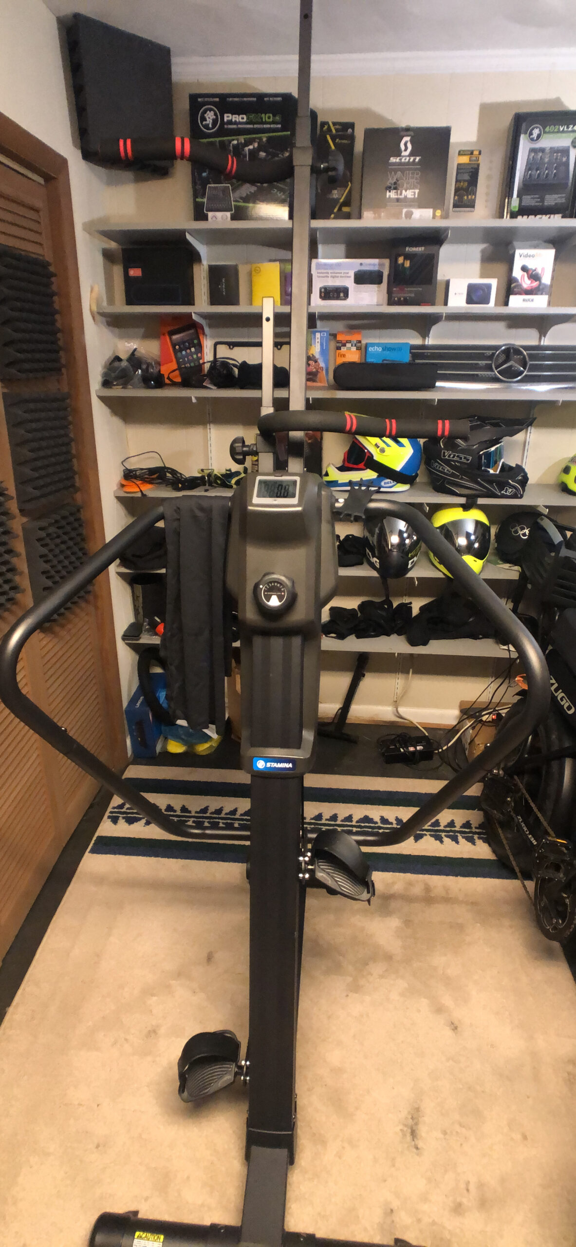 Stamina Products Cardio Climber Home Workout Fitness Exercise Machine with Smart Coaching, LCD Monitor, And Wheels for Easy Storage customer photo 1