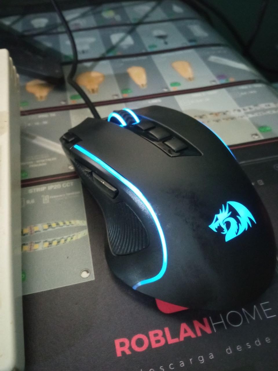 Redragon M612 Predator RGB Gaming Mouse, 8000 DPI Wired Optical Mouse with 11 Programmable Buttons & 5 Backlit Modes, Software Supports DIY Keybinds Rapid Fire Button customer photo 1