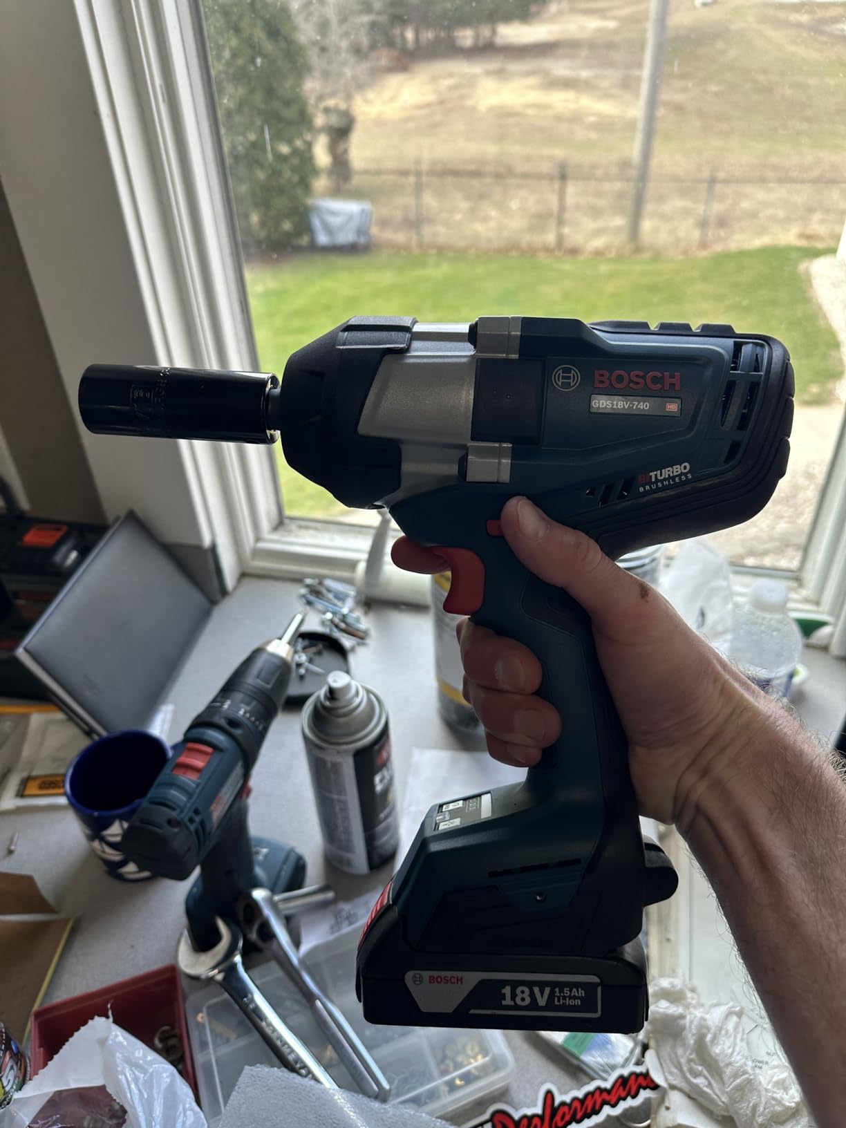 BOSCH GDS18V-740N PROFACTOR 18V 1/2 In. Impact Wrench with Friction Ring (Bare Tool) customer photo 2