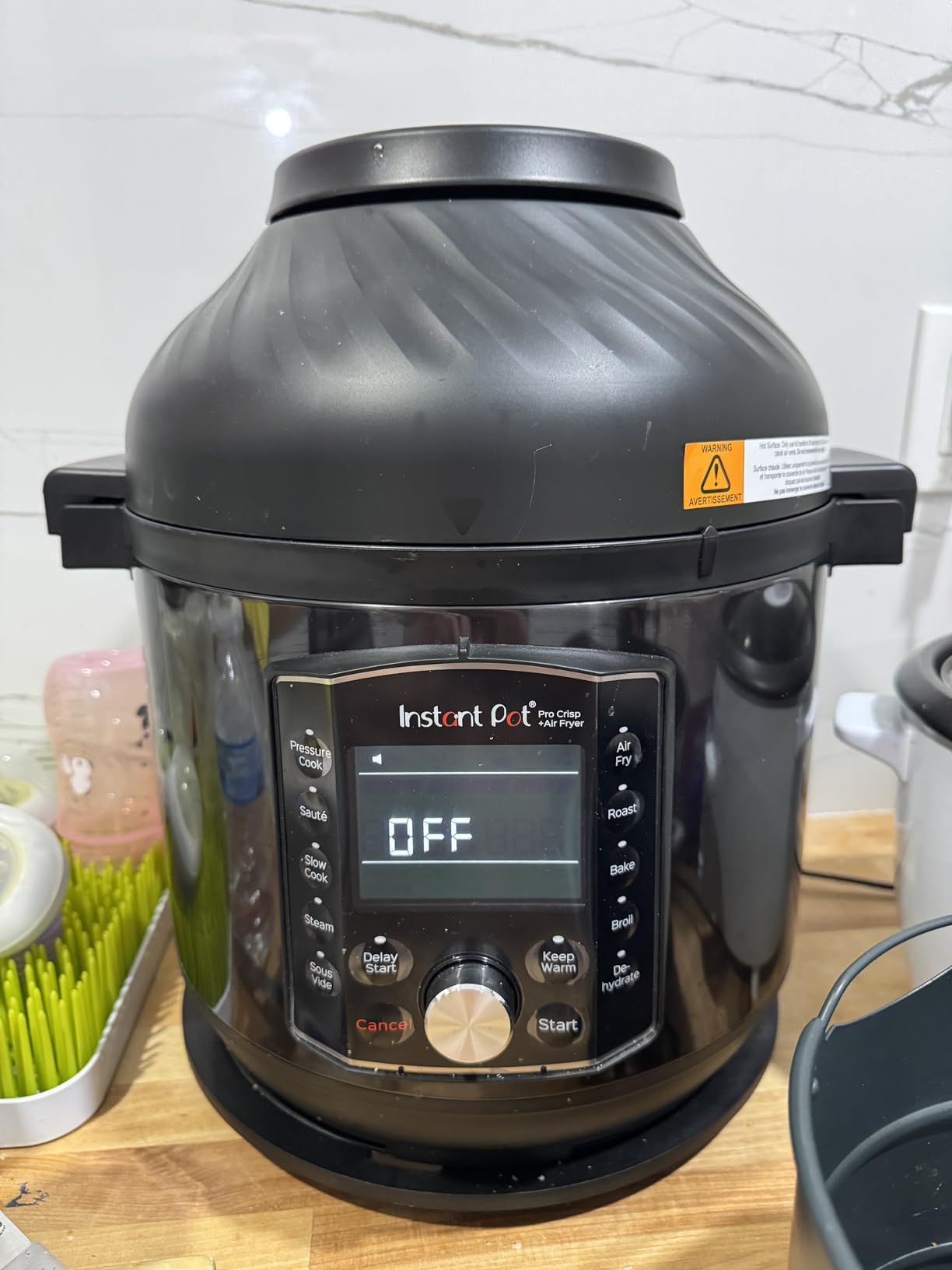 Instant Pot Duo Crisp 11-in-1 Air Fryer and Electric Pressure Cooker Combo with Multicooker Lids that Air Fries, Steams, Slow Cooks, Sautes, Dehydrates, & More, Free App With Over 800 Recipes, 6 Quart customer photo 1