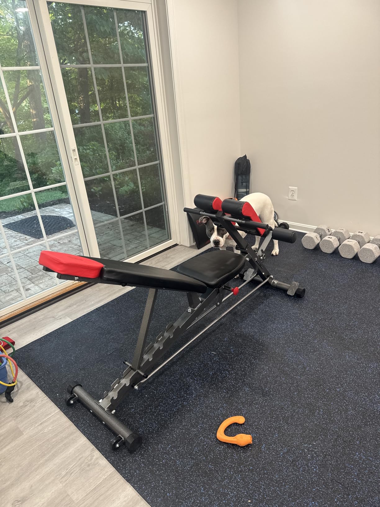 Finer Form Multi-Functional FID Weight Bench for Full All-in-One Body Workout - Hyper Back Extension, Roman Chair, Adjustable Ab Sit up Bench, Incline Decline Bench, Flat Bench customer photo 1