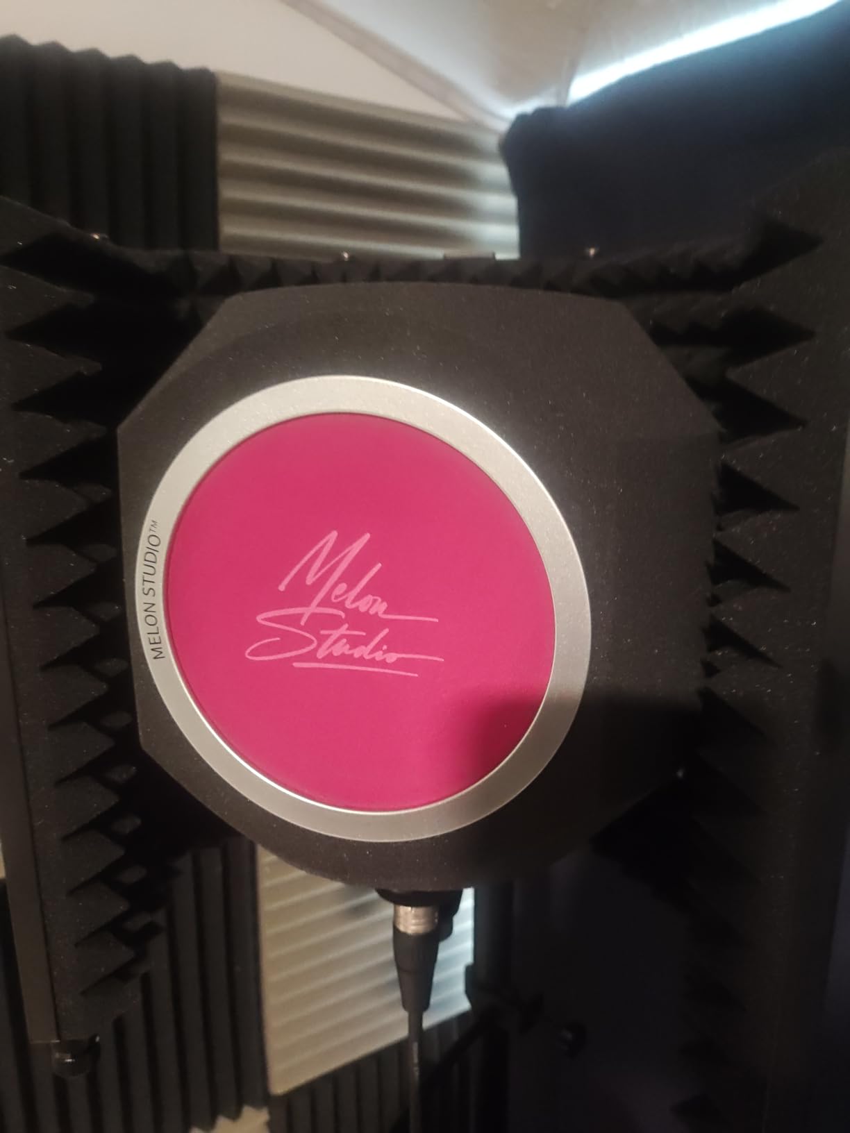 Pop Filter for Microphone, Microphone Isolation Ball, Microphone Isolation Shield, Mic Eyeball, Recording Booth, Soundproof Box, Mic Pop Filter, Portable Recording Studio Equipment, Sound Proof customer photo 1