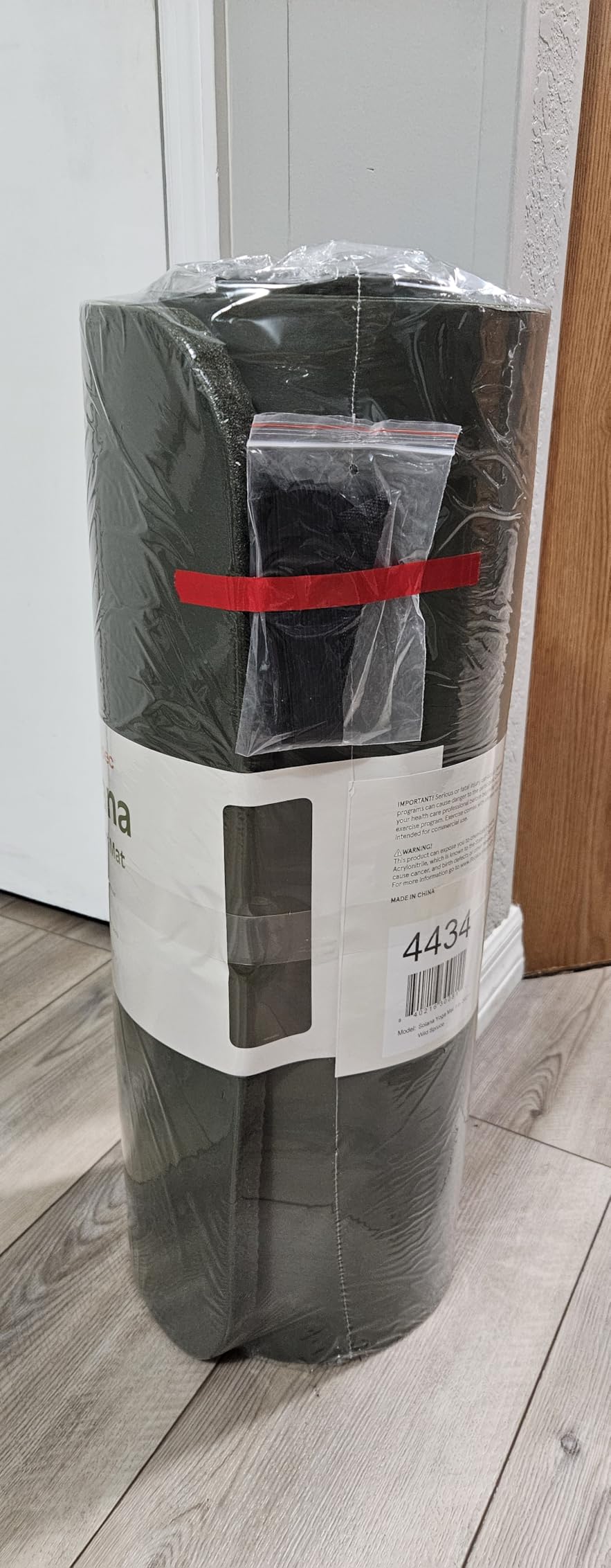 Retrospec Solana Yoga Mat 1 Inch Thick w/Nylon Strap for Men & Women - Non Slip Exercise Mat for Home Yoga, Pilates, Stretching, Floor & Fitness Workouts customer photo 1