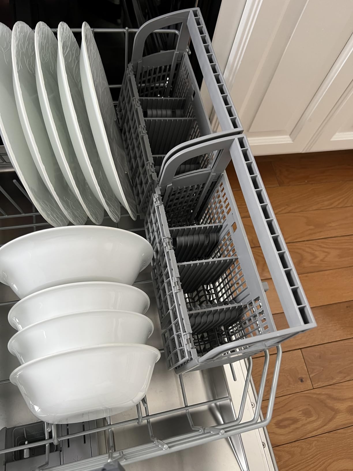 Bosch 00675794 Genuine OEM Silverware Basket (Gray) for Bosch Dishwashers customer photo 1