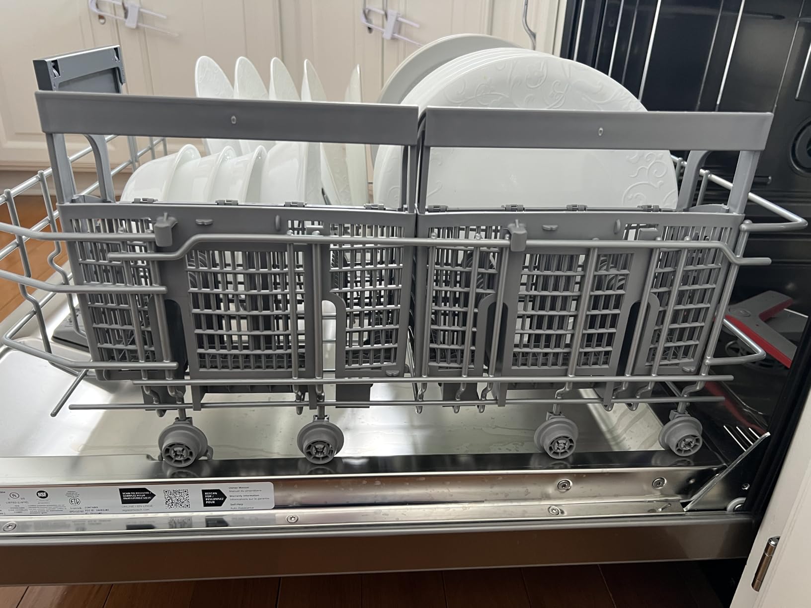 Bosch 00675794 Genuine OEM Silverware Basket (Gray) for Bosch Dishwashers customer photo 2