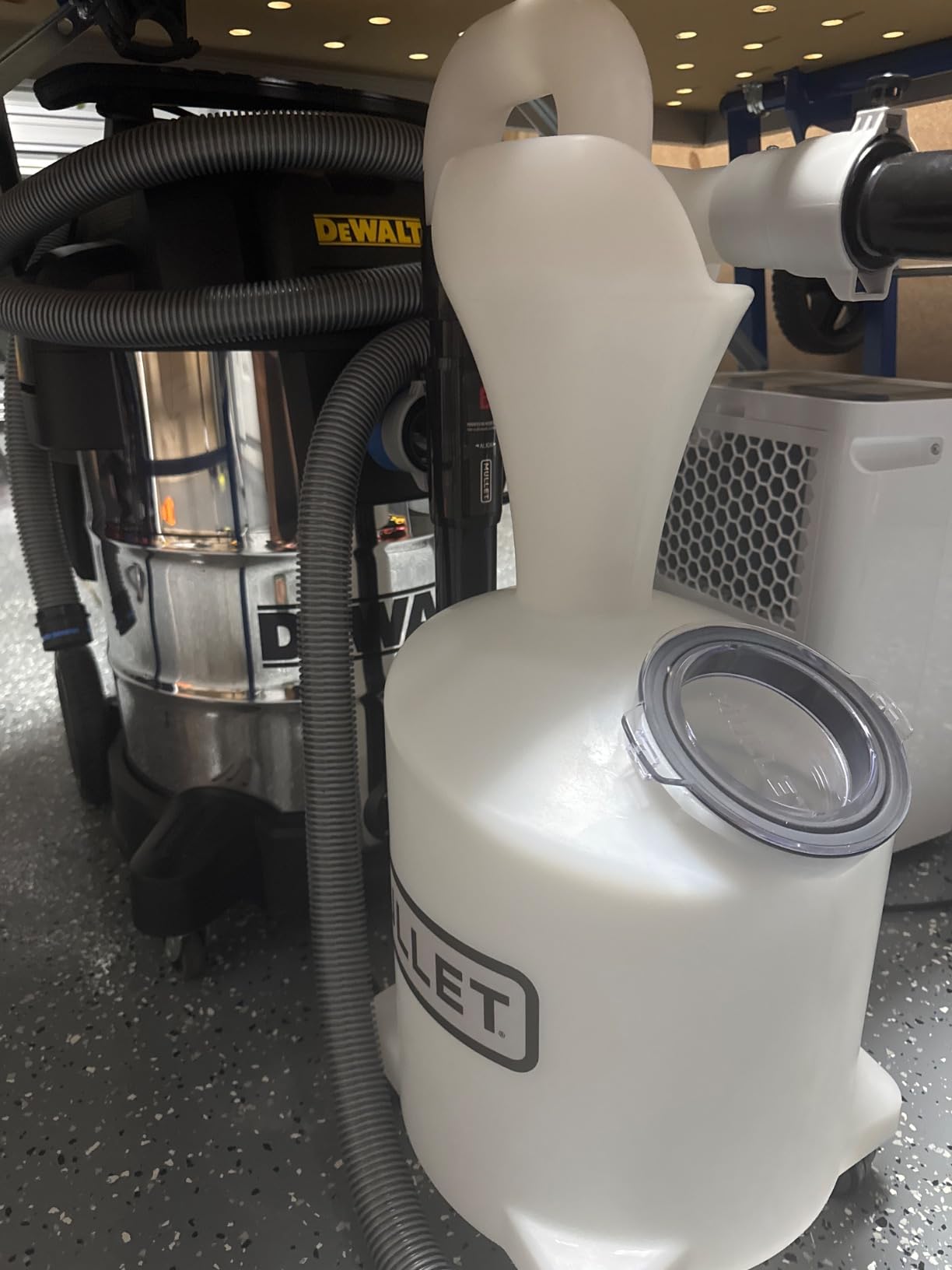 Mullet High-Speed Cyclone Dust Collector for Shop Vacuum - Sawdust Separator for Woodworking, Garage, Hobbyist Debris Extraction customer photo 1