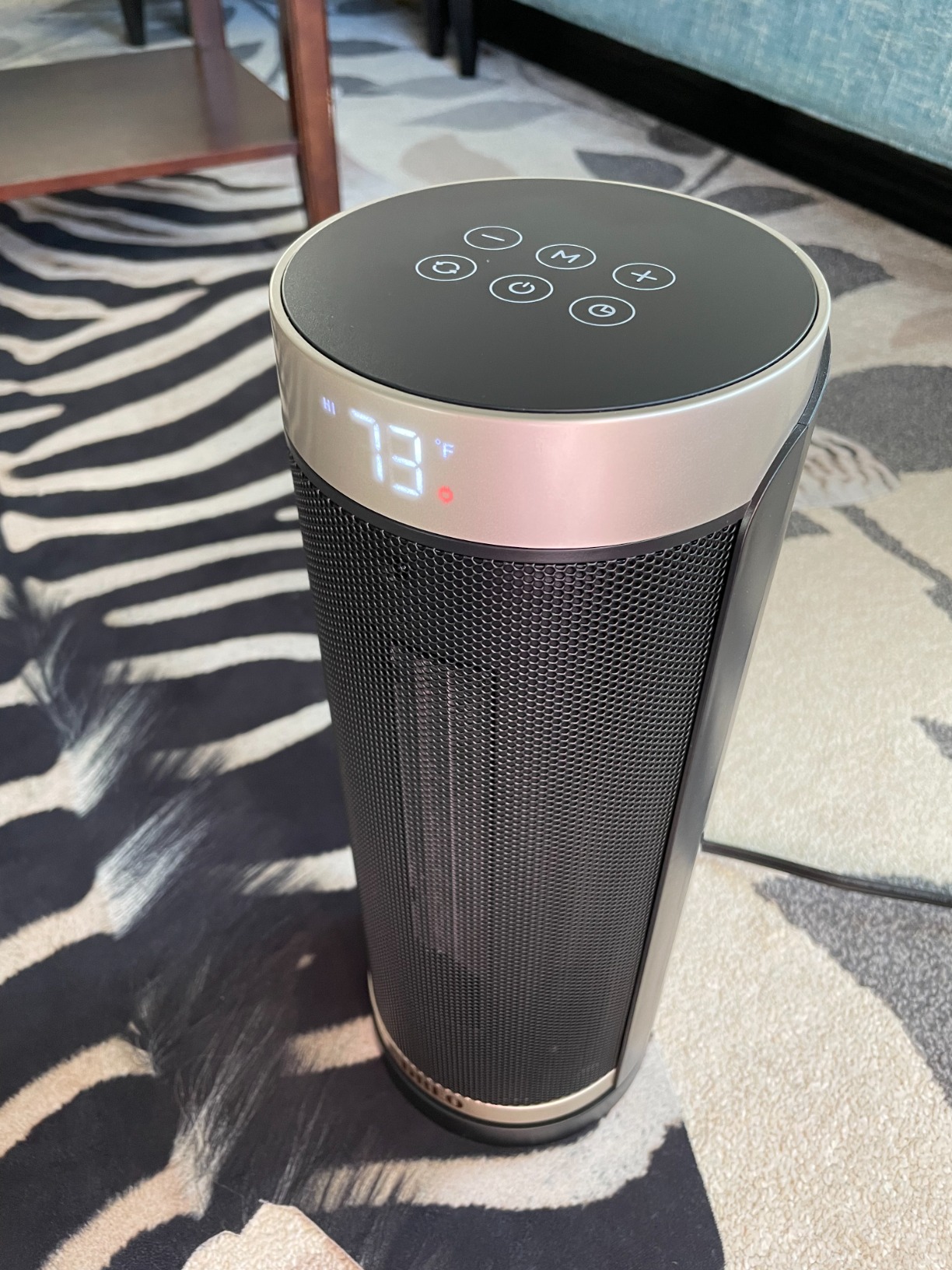 Dreo Space Heater, 1500W Electric Heaters for Indoor Use with Thermostat, 70 Degree Oscillation, 8 Safety Protections, 5 Modes, Remote, 12H Timer, Quiet Portable Heater for Office, Bedroom, Large Room customer photo 2