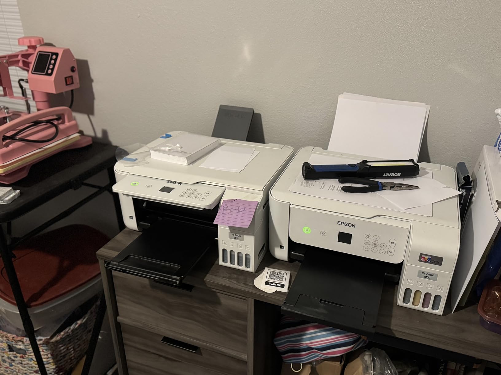 Epson EcoTank ET-2800 Wireless Color All-in-One Cartridge-Free Ink Supertank Printer with Scan and Copy for Home Use, Black customer photo 2