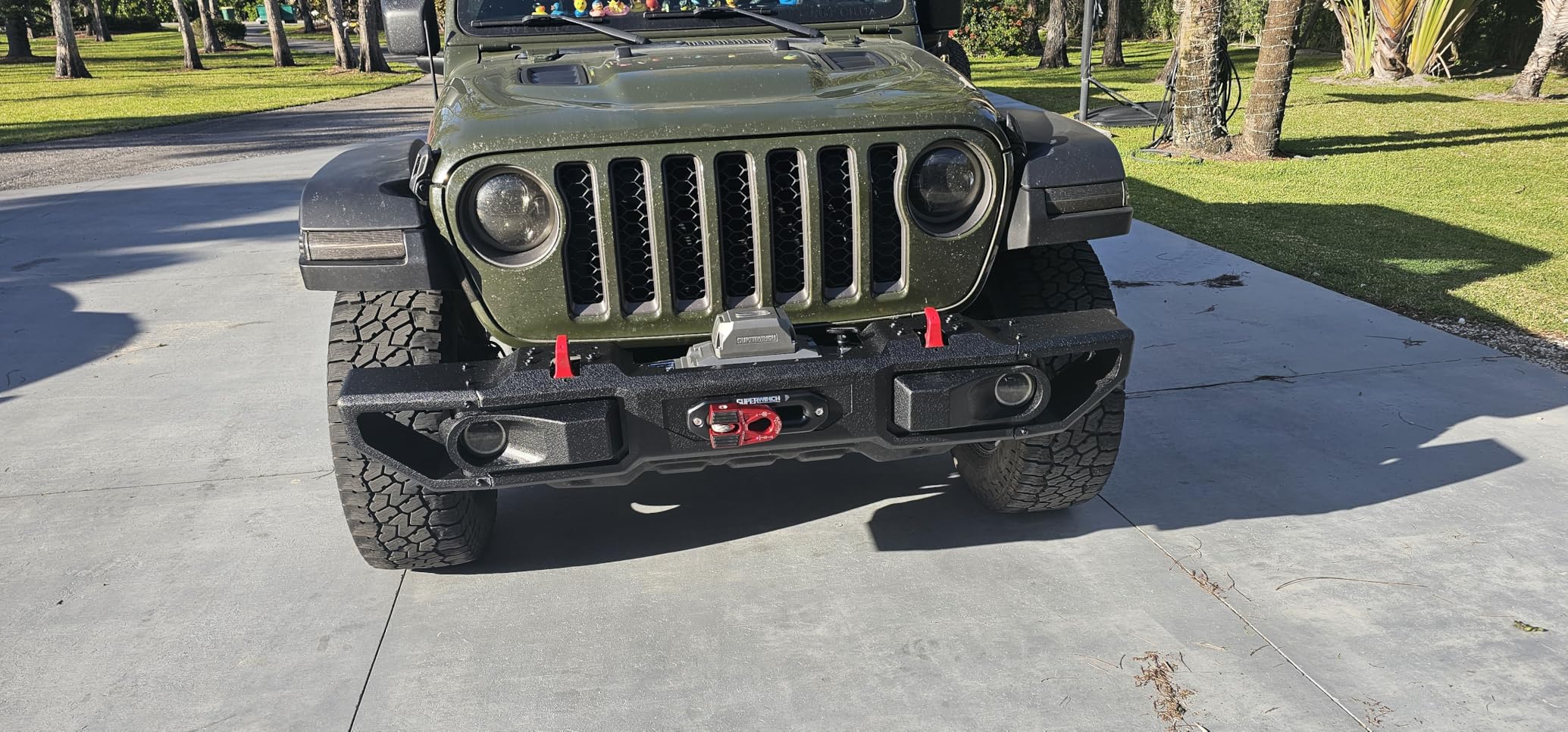 Superwinch 1712201 SX12SR 12V DC Electric Waterproof Recovery Winch 12,000lb/5,443kg Single Line Pull with Hawse Fairlead 3/8in x 85ft Synthetic Rope Corded Handheld and Wireless Remote No-Bind Clutch customer photo 2