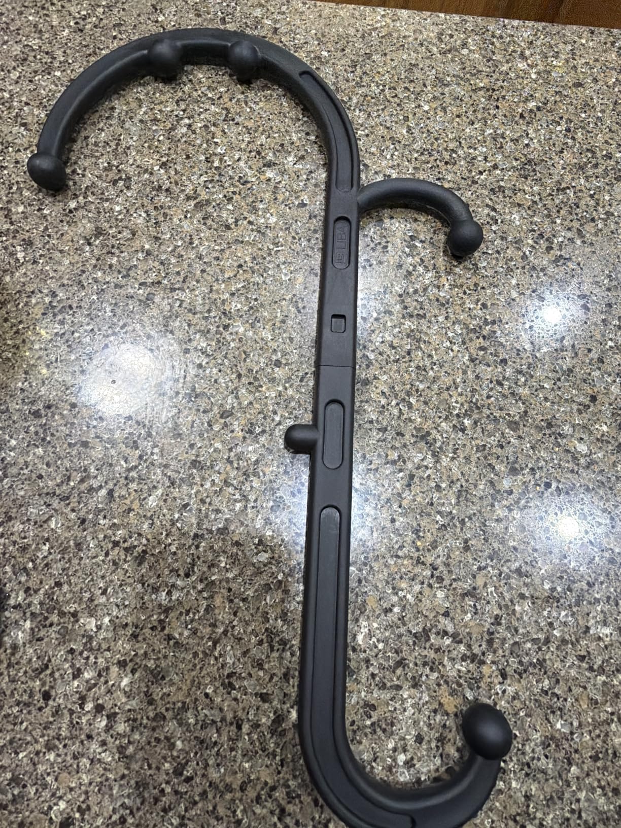 LiBa Back Massager Trigger Point Cane, Deep Tissue Back Neck Massager Black customer photo 1