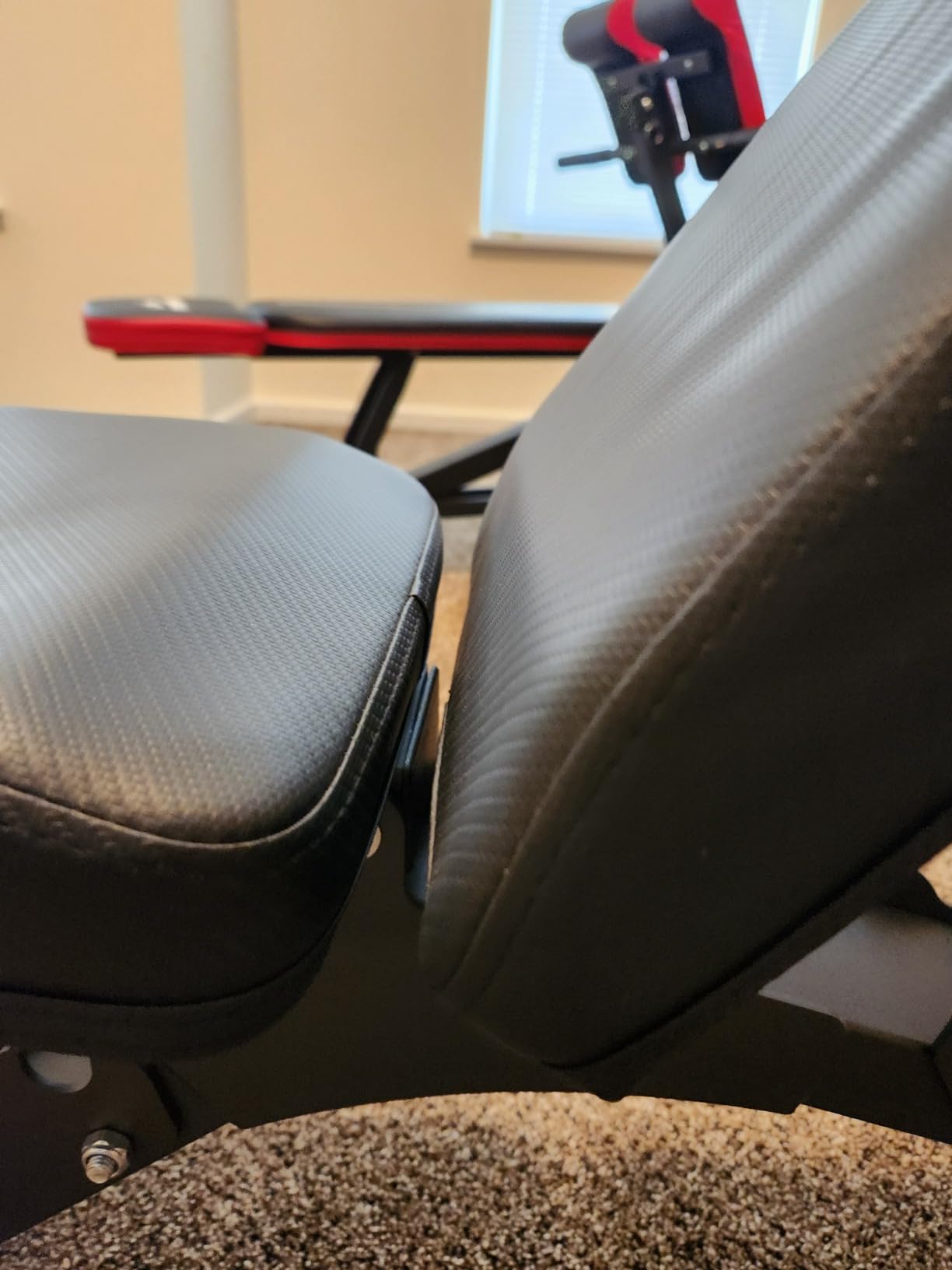 FLYBIRD WB7 Weight Bench, Commercial Grade Adjustable Weight Bench - 1300LBS Workout Bench for Home Gym, Flat Incline Bench Press Heavy Duty Bench with 34'' Extra-Long Backrest and Easy-Roll Wheels customer photo 2