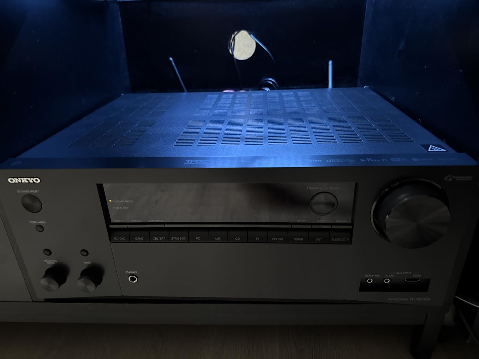 Onkyo TX-NR7100 9.2-Channel AV Receiver - 100 Watts Per Channel, Dirac Live Out of Box, Works with Sonos Certified, THX Certified customer photo 1