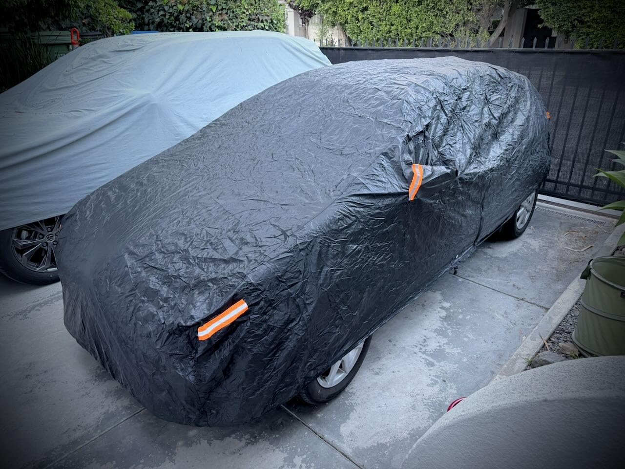 EzyShade 10-Layer Car Cover Waterproof All Weather - See Vehicle Size-Chart - Car Covers for Automobiles & Car Snow Cover - Full Exterior Covers - Winter Rain Sun SUV Sedan. Size A4 (See SizeChart) customer photo 1