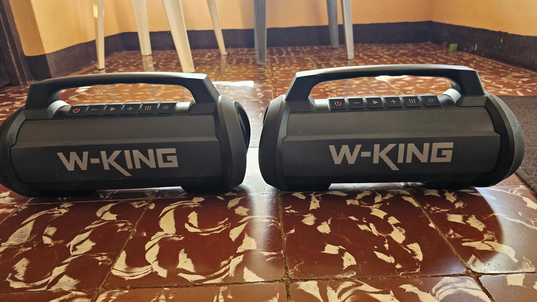 W-KING Portable Bluetooth Speaker, 120W Max/110dB/IPX6/BT5.4/42H/RGB/4 Drivers/70W Deep Bass/Wireless Stereo Pairing, Large Party Boombox,Outdoor/Camping/Beach Essentials customer photo 2