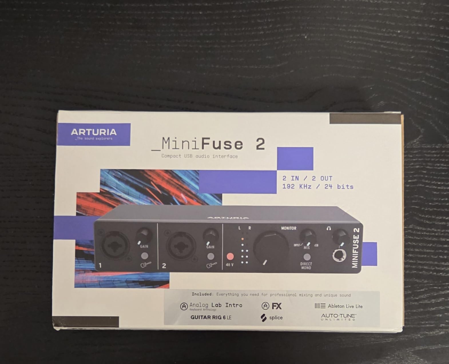 Arturia MiniFuse 2 Compact USB Audio & MIDI Interface with Creative Software for Recording, Production, Podcasting, Guitar customer photo 2