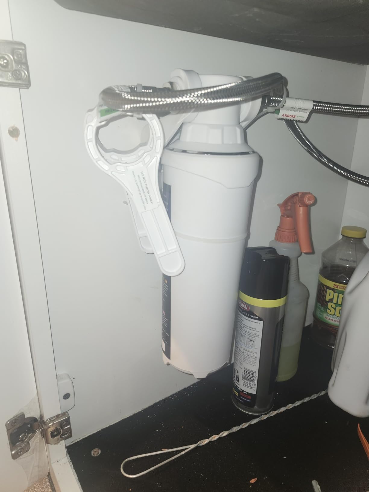 Frizzlife FK99 Under Sink Water Filter System, NSF/ANSI 53&42 Certified, Remove 99.99% Chlorine, Lead, Bad Taste&Odor, Direct Connect, 0.5 Micron, Under Counter Drinking Water Filter customer photo 1