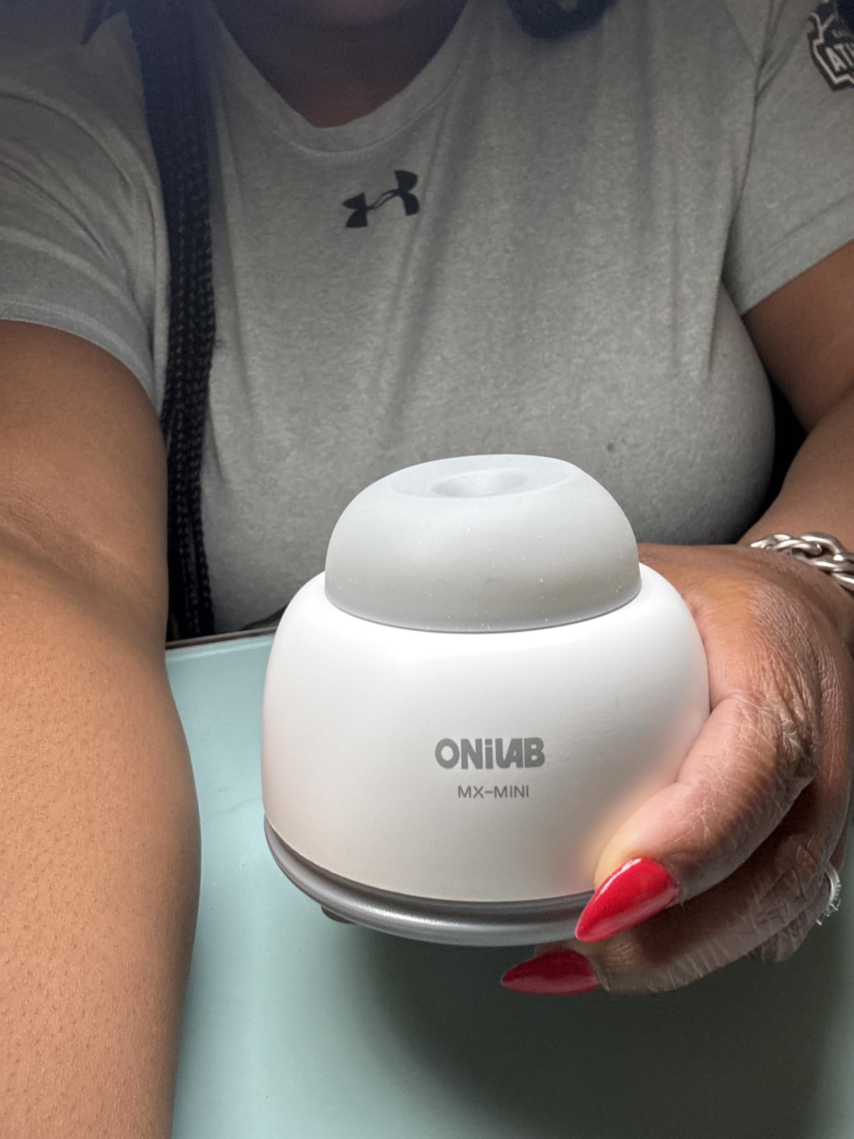 ONiLAB Mini Vortex Mixer with Touch Function, Lab Mixing, Nail Polish, Eyelash Adhesives and Acrylic Paints Mixing, Lab Vortexer for Tubes, Include 120 pcs Stainless Steel Mixing Balls customer photo 2