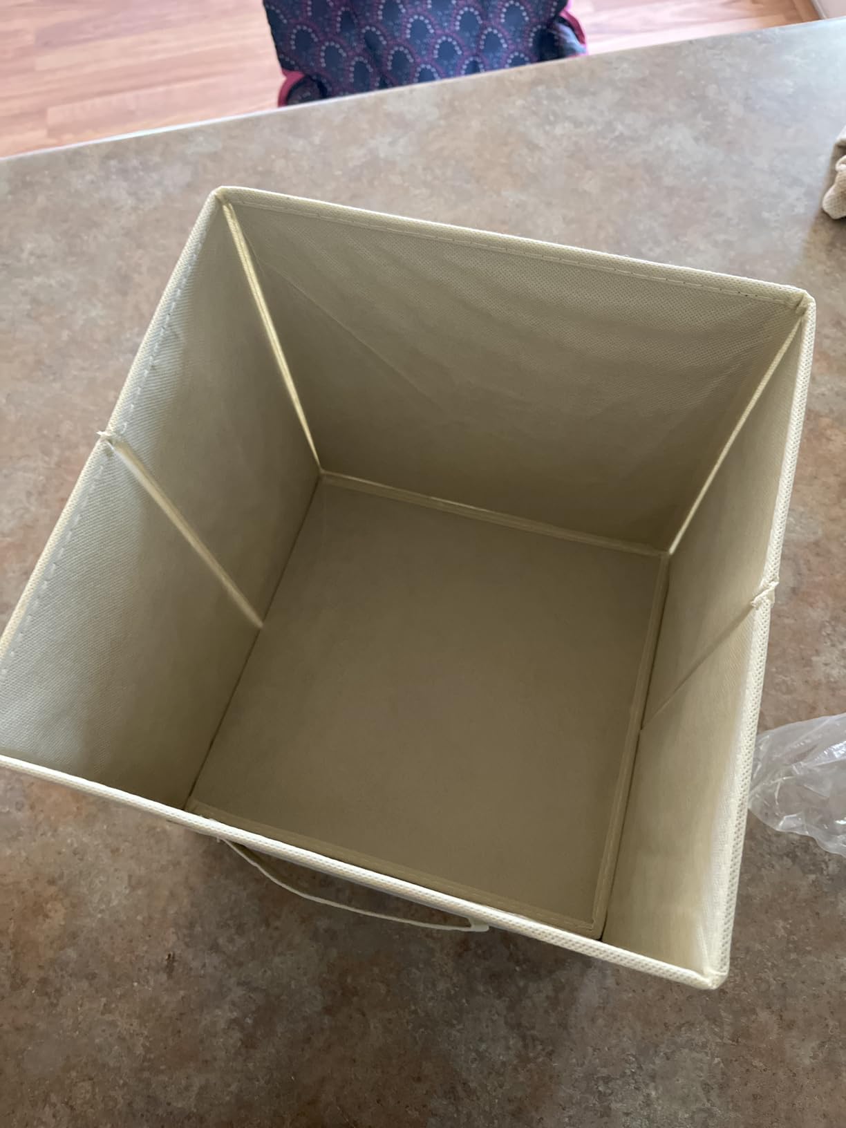 Amazon Basics Collapsible Fabric Storage Cube Bins Organizer with Handles for Organization and Organizing Solution, 13