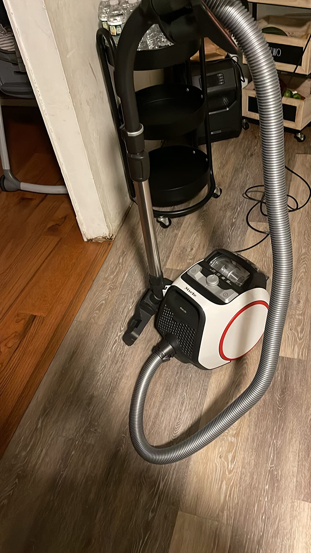 Miele Boost CX1 PowerLine Bagless Canister Vacuum Cleaner, Lotus White, Compact customer photo 1