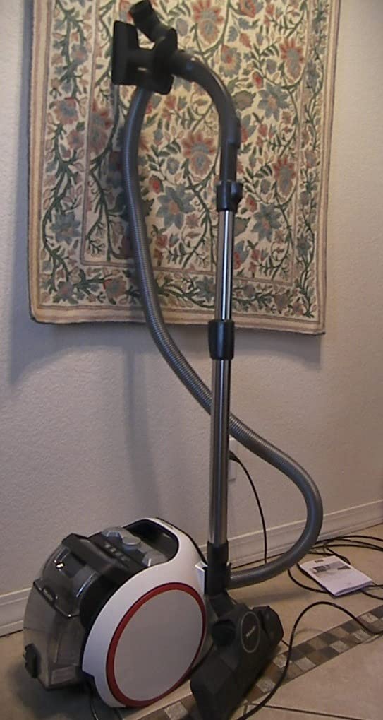 Miele Boost CX1 PowerLine Bagless Canister Vacuum Cleaner, Lotus White, Compact customer photo 2