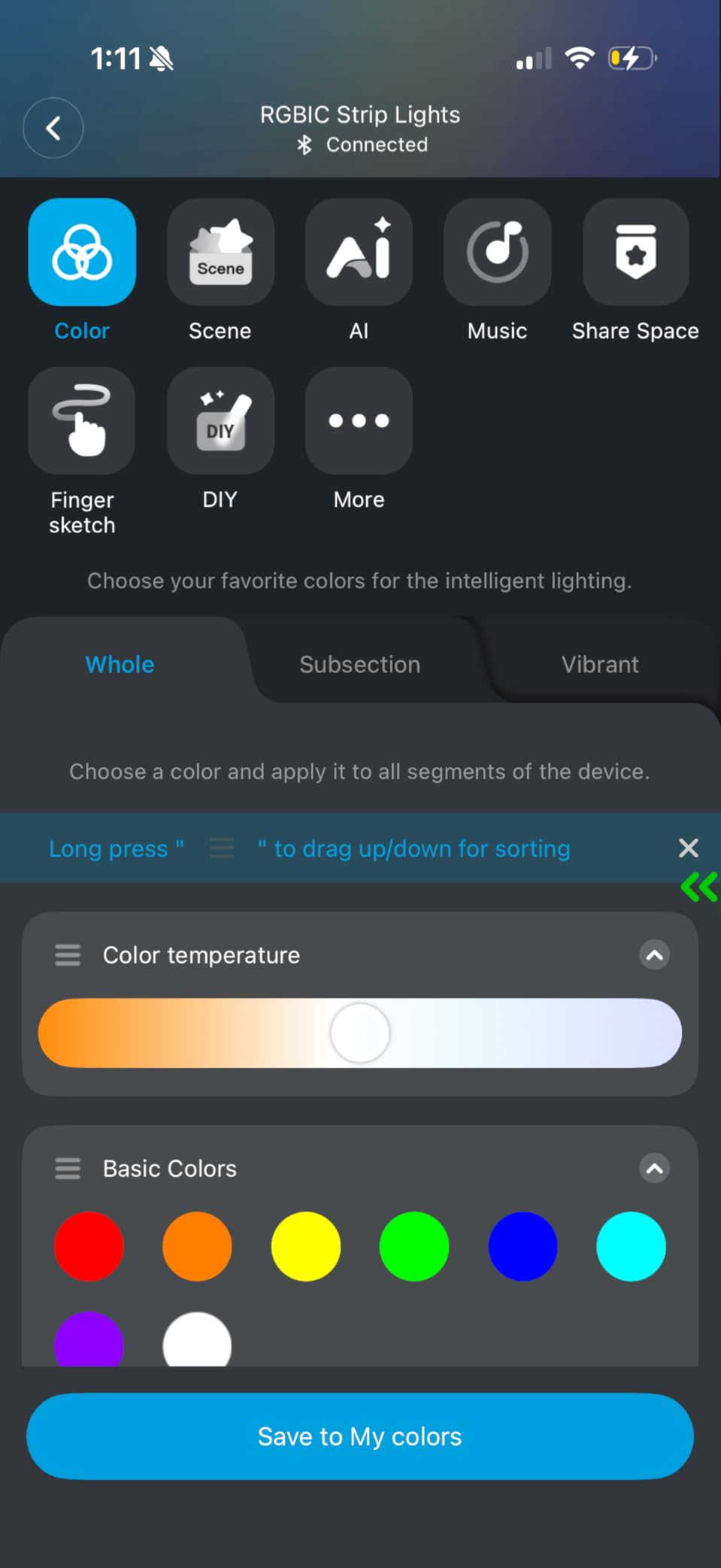 Govee 100ft RGBIC LED Strip Lights, Smart LED Lights Work with Alexa and Google Assistant, WiFi App Control Segmented DIY Multiple Colors (2 x 50ft) customer photo 2
