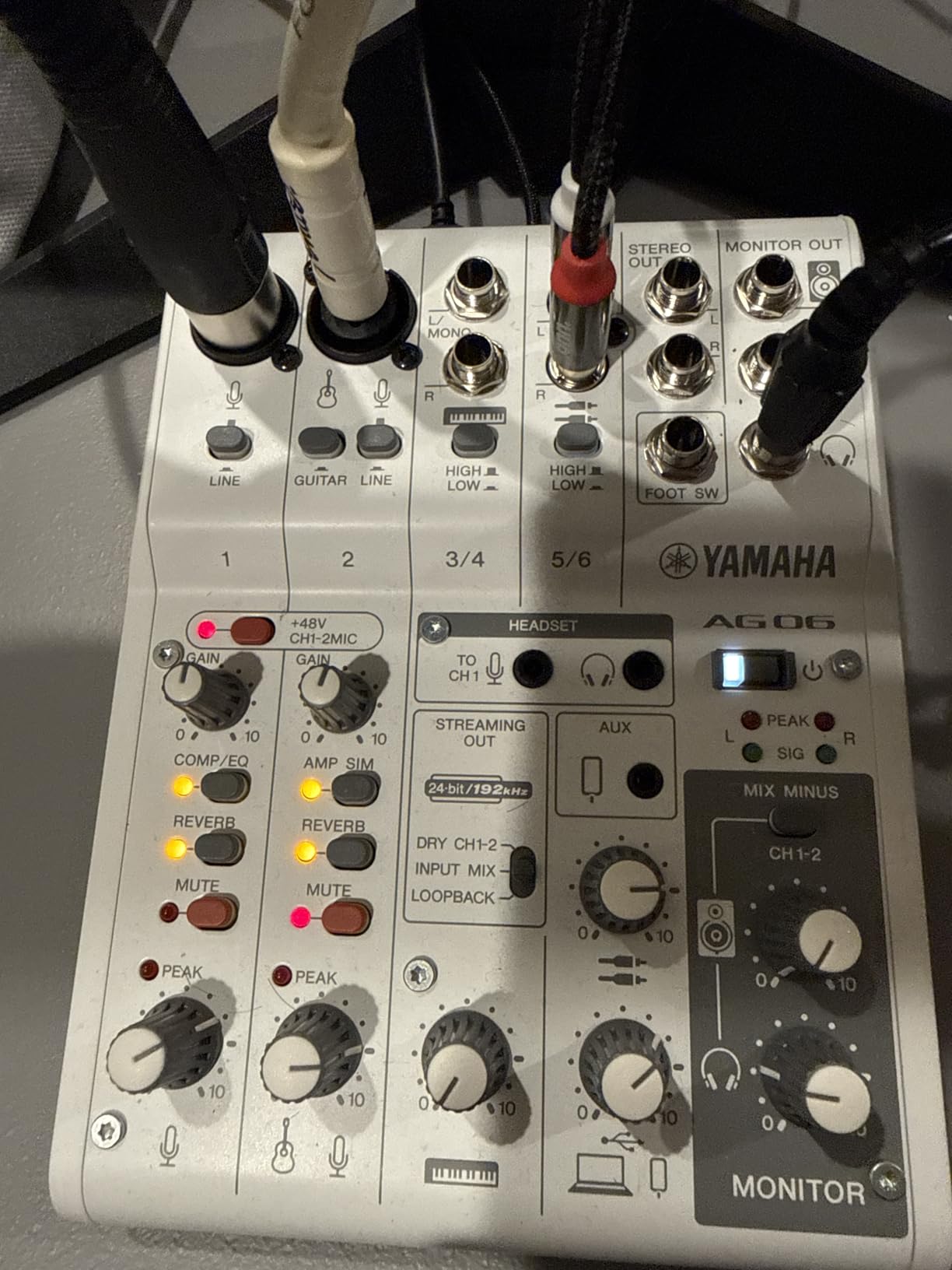 Yamaha AG06MK2 Black 6-Channel Live Streaming Loopback Mixer/USB Interface with Steinberg Software Suite customer photo 2