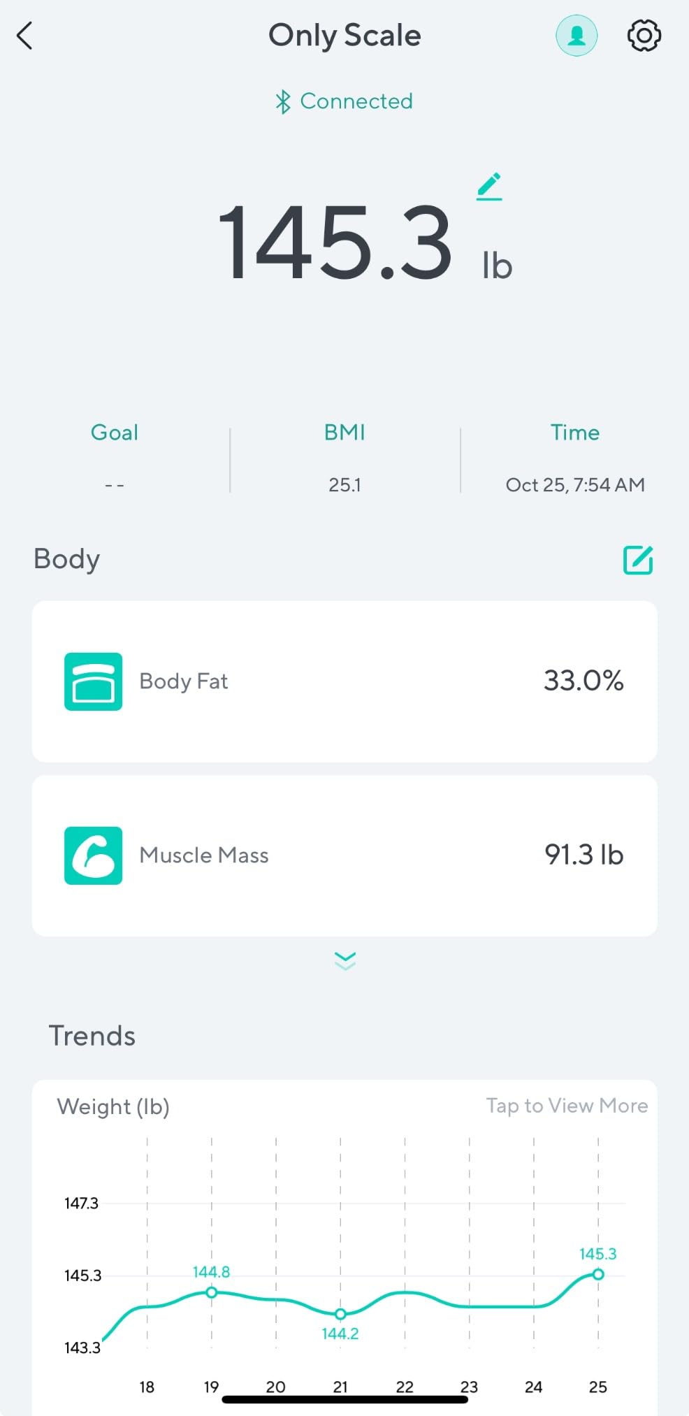 Wyze Smart Scale X - Digital Bathroom Scale for Body Weight, BMI, Body Fat, Muscle Mass, Heart Rate Monitor | Sync with Health Apps | for People, Baby & Pet, 400 lbs (Black) customer photo 2