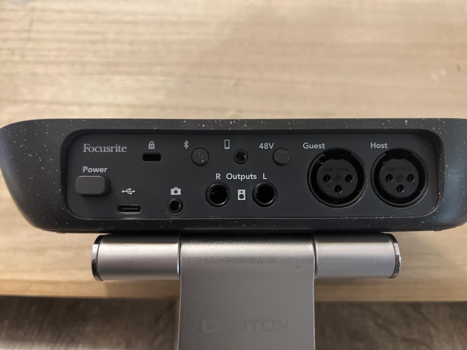 Focusrite Vocaster Two - Podcasting Interface for Recording Host and Guest. 2 Mic Inputs and Headphone Outputs, with Auto Gain, Enhance, and Mute. Small, Lightweight, and Powered by Computer customer photo 2