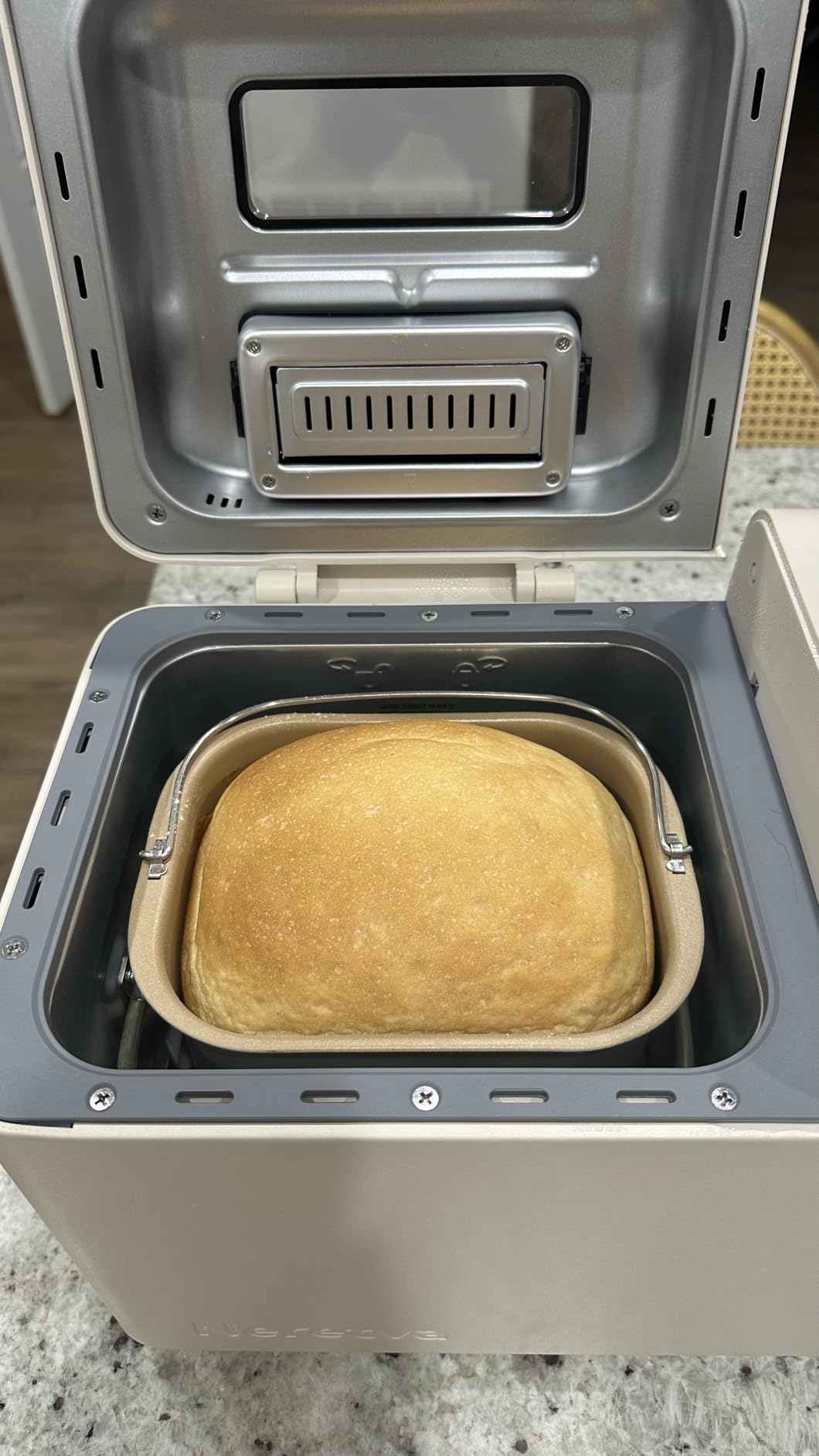 Bread Machine, 2.2LB 15-in-1 Bread Maker, Dual Heater Breadmaker Machine with Auto Nut Dispenser & Nonstick Ceramic Pan, Bread Maker Machine for Gluten Free, Dough Maker, Sourdough, Yogurt customer photo 2
