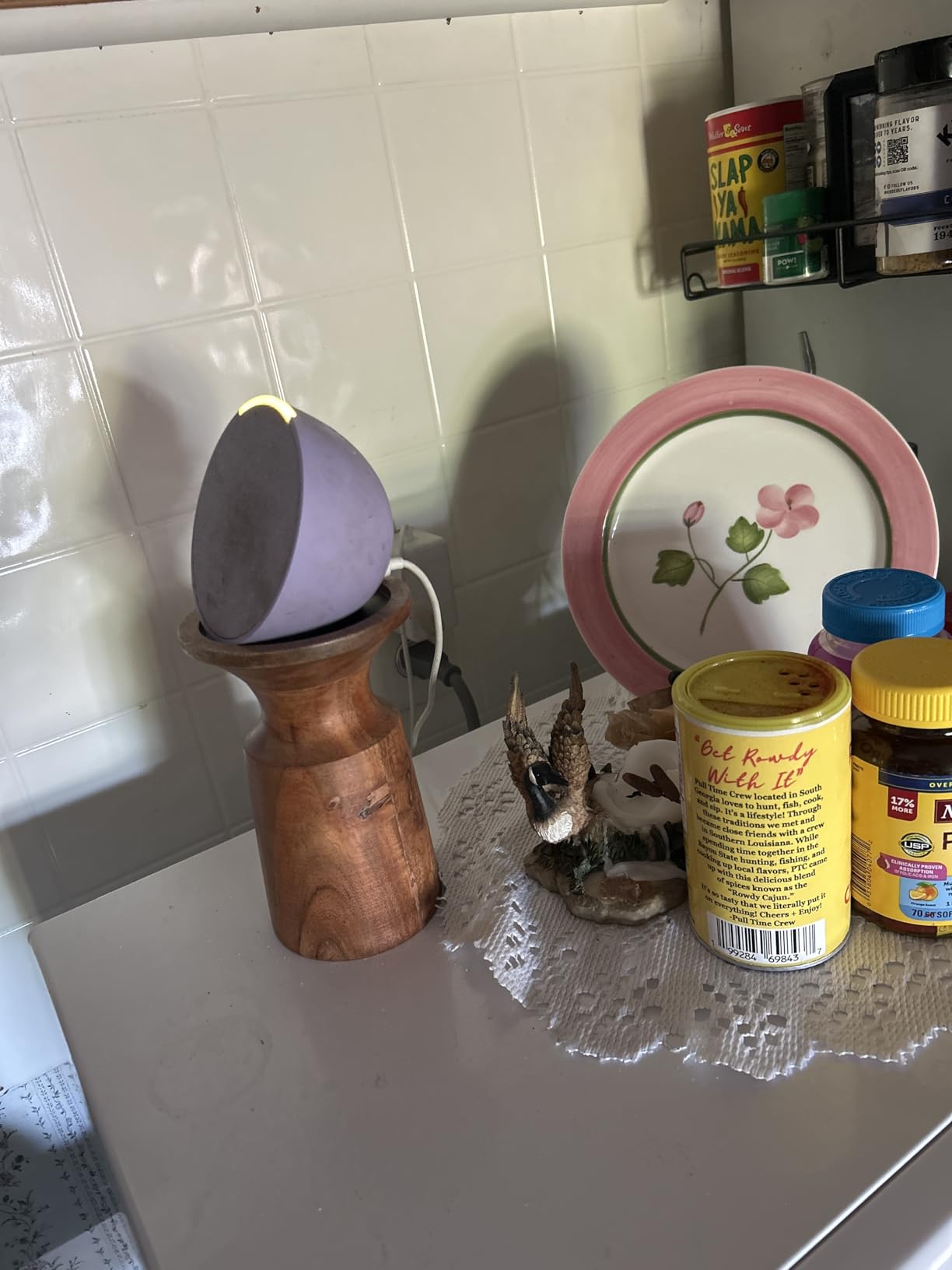 Like-New Amazon Echo Pop (newest model), Our smallest speaker, Designed for Alexa+, Fits in any room, Charcoal customer photo 2