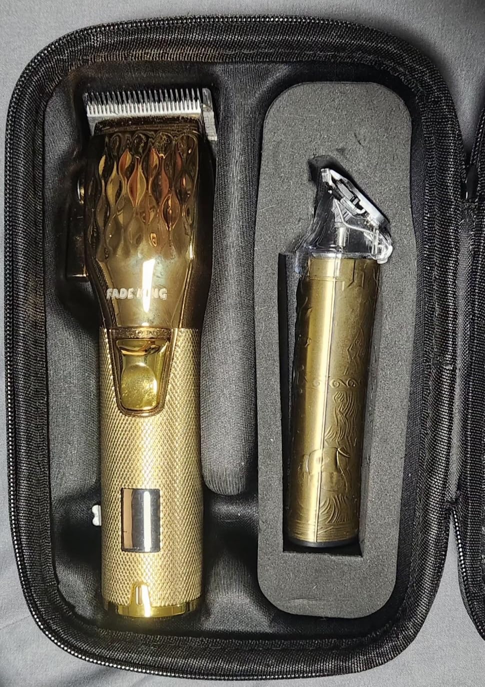 FADEKING Professional Hair Clippers for Men - Cordless Barber Clippers & Beard Trimmer for Men, Fade Clipper and Trimmer Set for Home & Barber Use, Complete Men's Grooming Kit - Gifts for Men customer photo 2