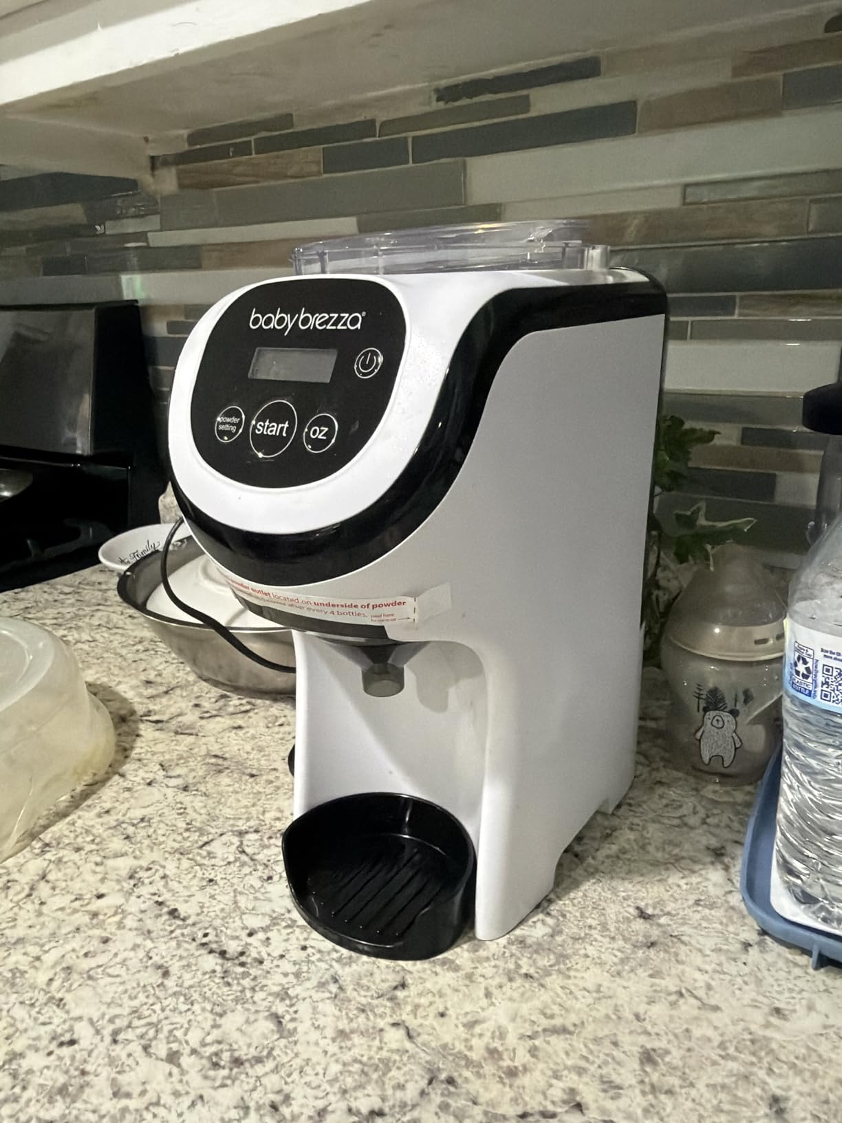 Baby Brezza Formula Pro Mini Baby Formula Mixer Machine Fits Small Spaces and is Portable for Travel - Bottle Makers Makes The Perfect Bottle for Your Infant On The Go, White customer photo 2