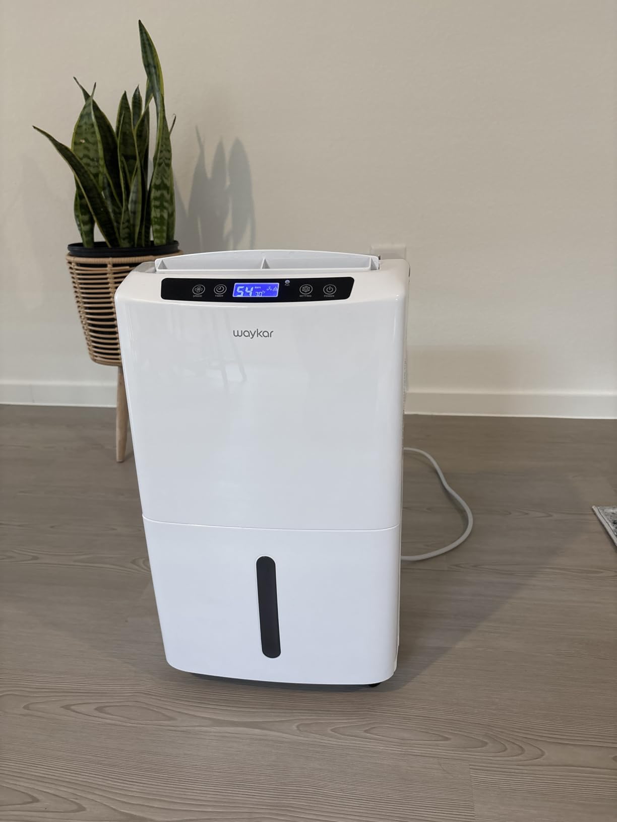 Waykar 80 Pints Energy Star Dehumidifier for Spaces up to 5,000 Sq. Ft at Home, in Basements and Large Rooms with Drain Hose and 1.14 Gallons Water Tank customer photo 2