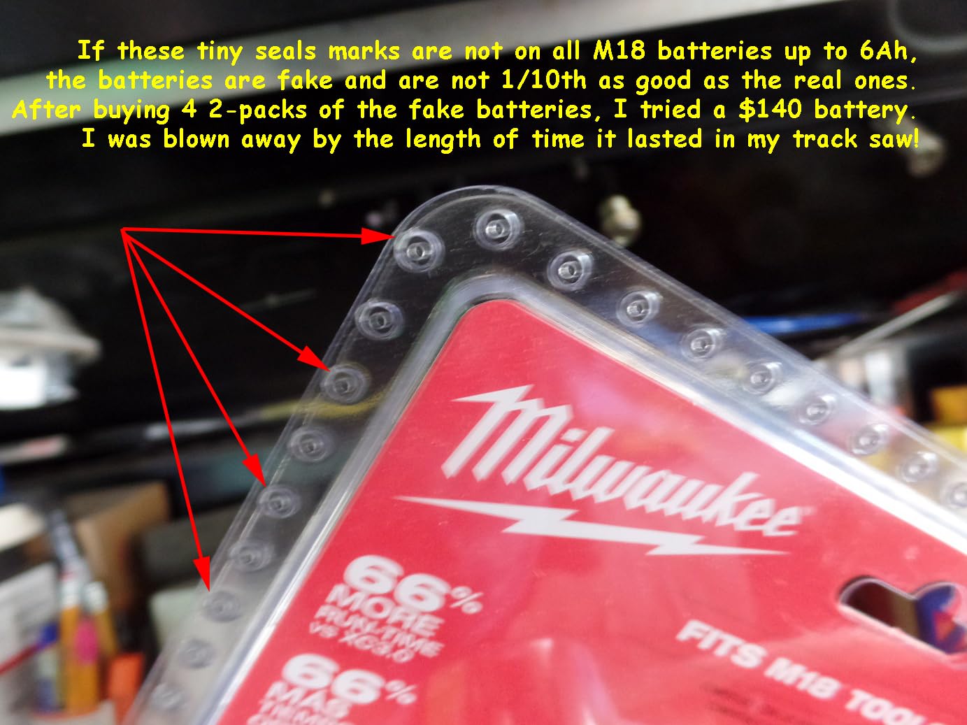 Milwaukee 48-11-1850R M18 18V 5Ah XC Extended Capacity Resistant Battery 2 Pack customer photo 1