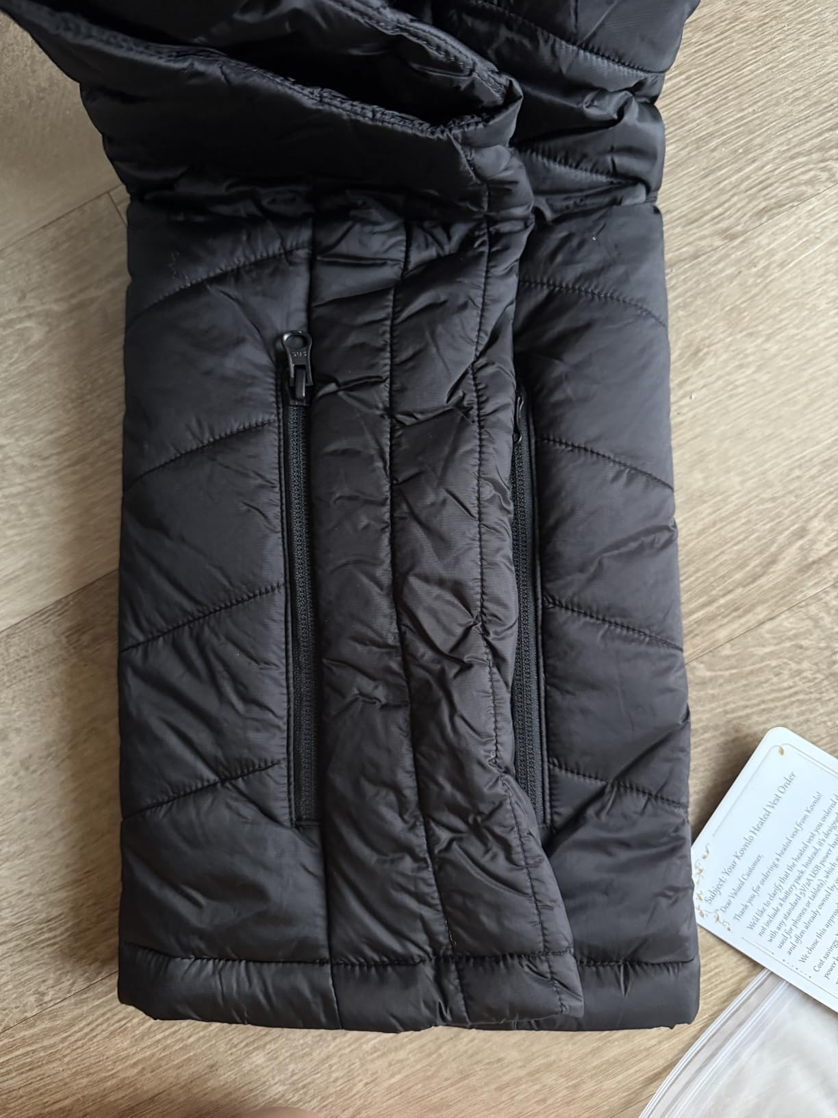Heated Vest Women, (Battery Pack Not Included) Smart Controller With Lights-out, Electric Warming Heated Jackets customer photo 1