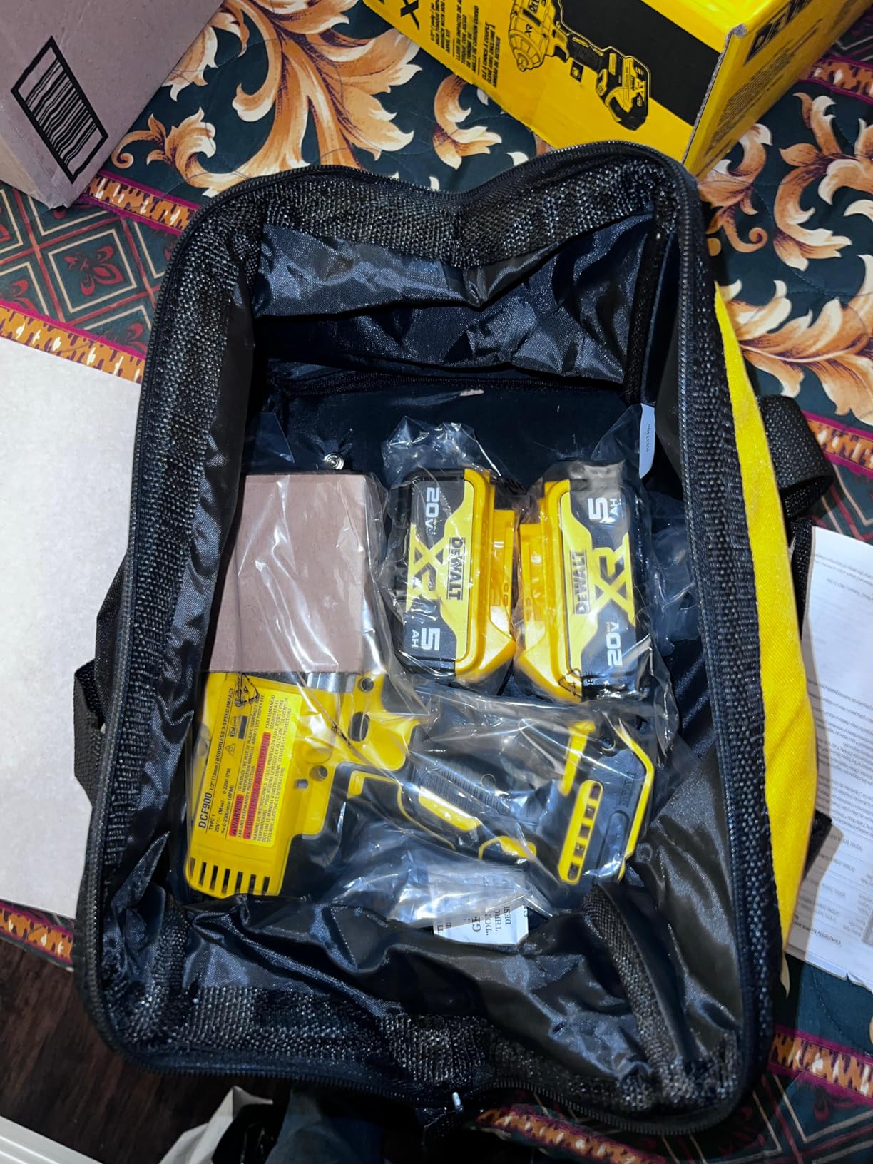 DEWALT 20V MAX XR 1/2 in. High Torque Impact Wrench with Hog Ring Anvil Kit (DCF900P2) customer photo 2