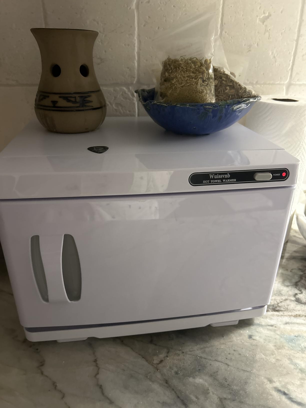 Professional advanced towel warmer Cabinet,Hot Towel Warmer Cabinets, Small Towel Warmer Cabinet Suitable for Use in Spa, Home and Hair Salon customer photo 1