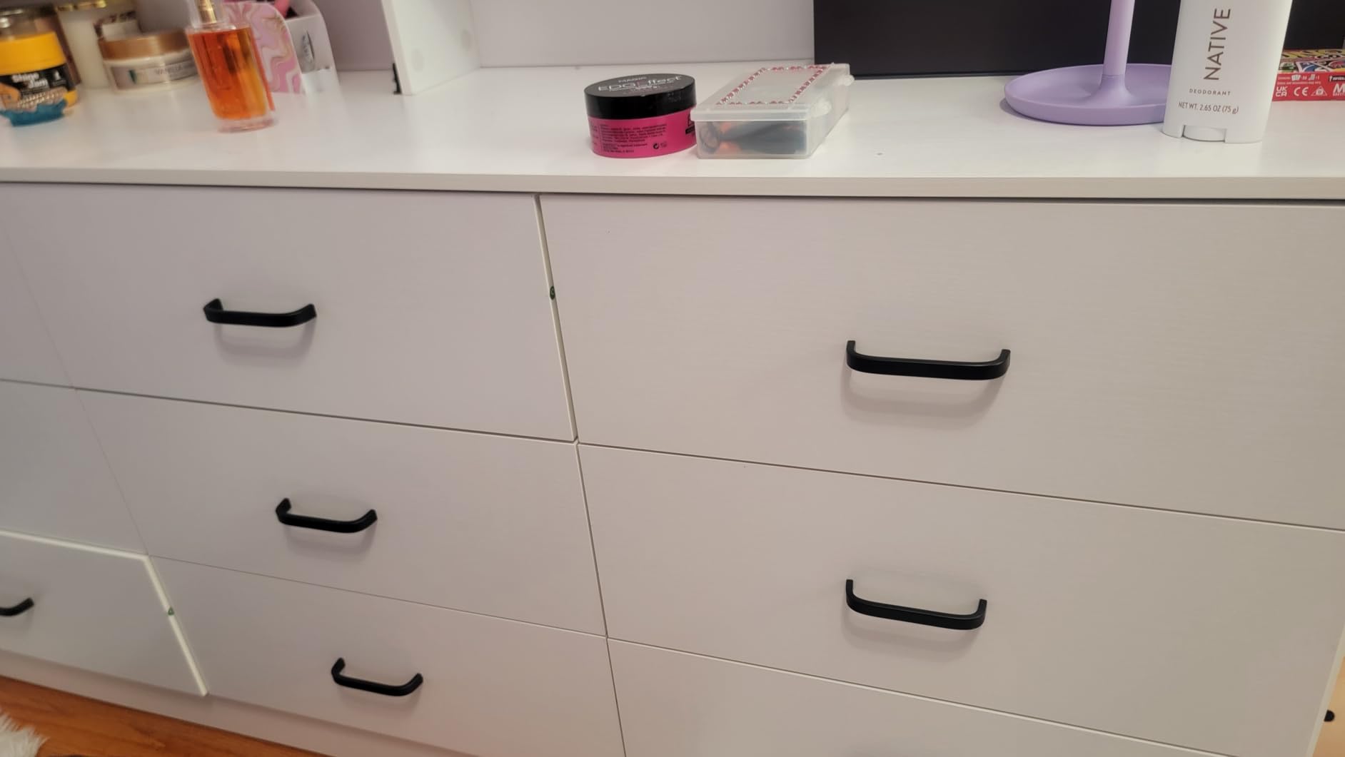 Bigbiglife Dresser for Bedroom, 6 Drawer Double Dresser, Modern Chest of Drawers with Deep Drawers, TV Stand Large Storage Organizer for Living Room, Closet (Light Oak) customer photo 2
