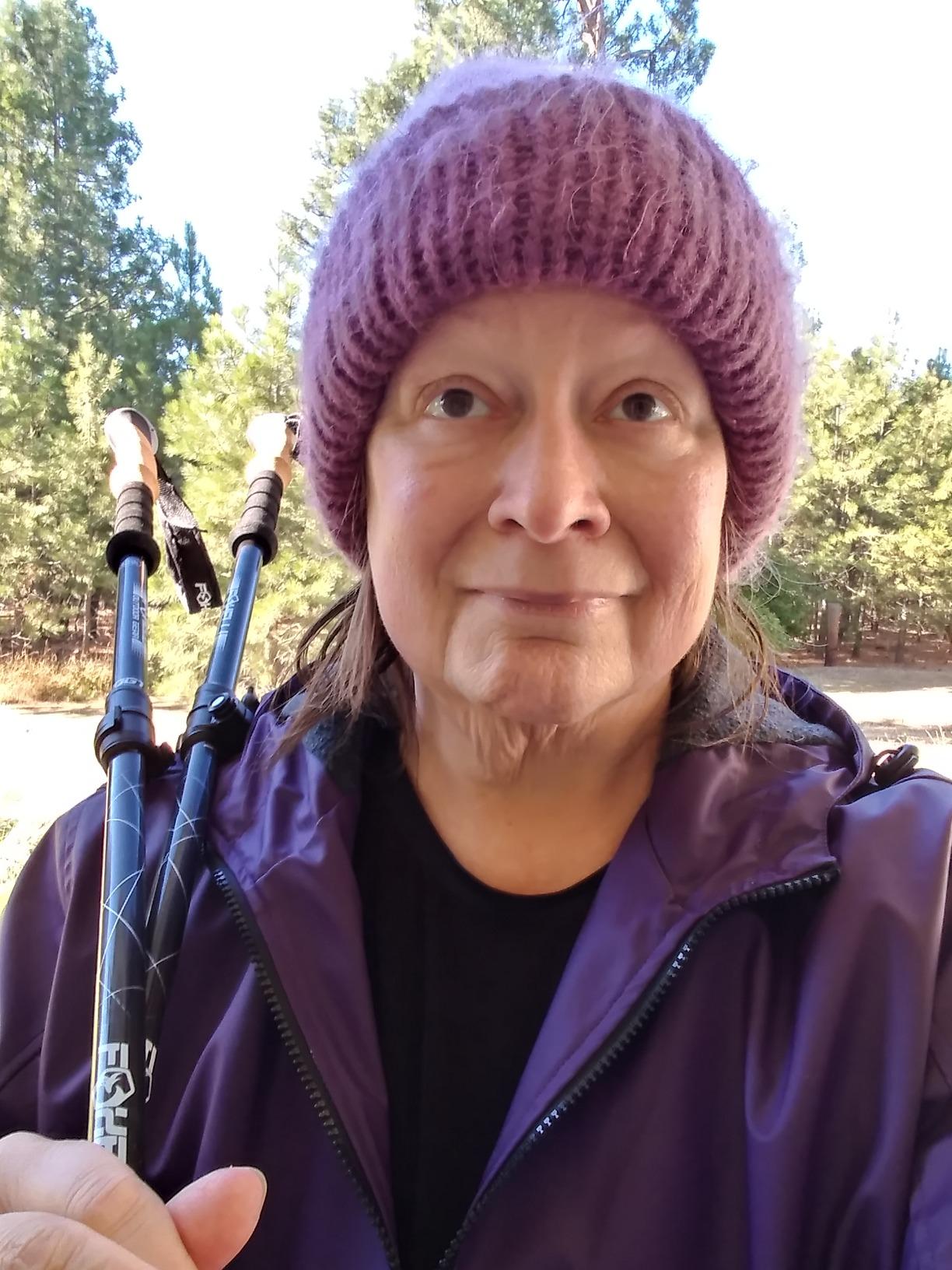 Foxelli Carbon Fiber Trekking Poles - Lightweight Collapsible Hiking Poles with Cork Grips, Quick Flip Locks & All-Terrain Accessories customer photo 1