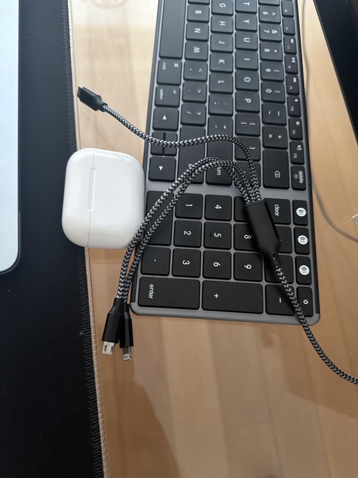 IDISON Multi Charging Cable (2Pack 4FT), 3 in 1 USB Charging Cable for Multiple Devices, Braided Universal Phone Charger Cord with Type-C, Micro USB, IP Port for iPhone 17/16/14/Android Phones and More customer photo 1