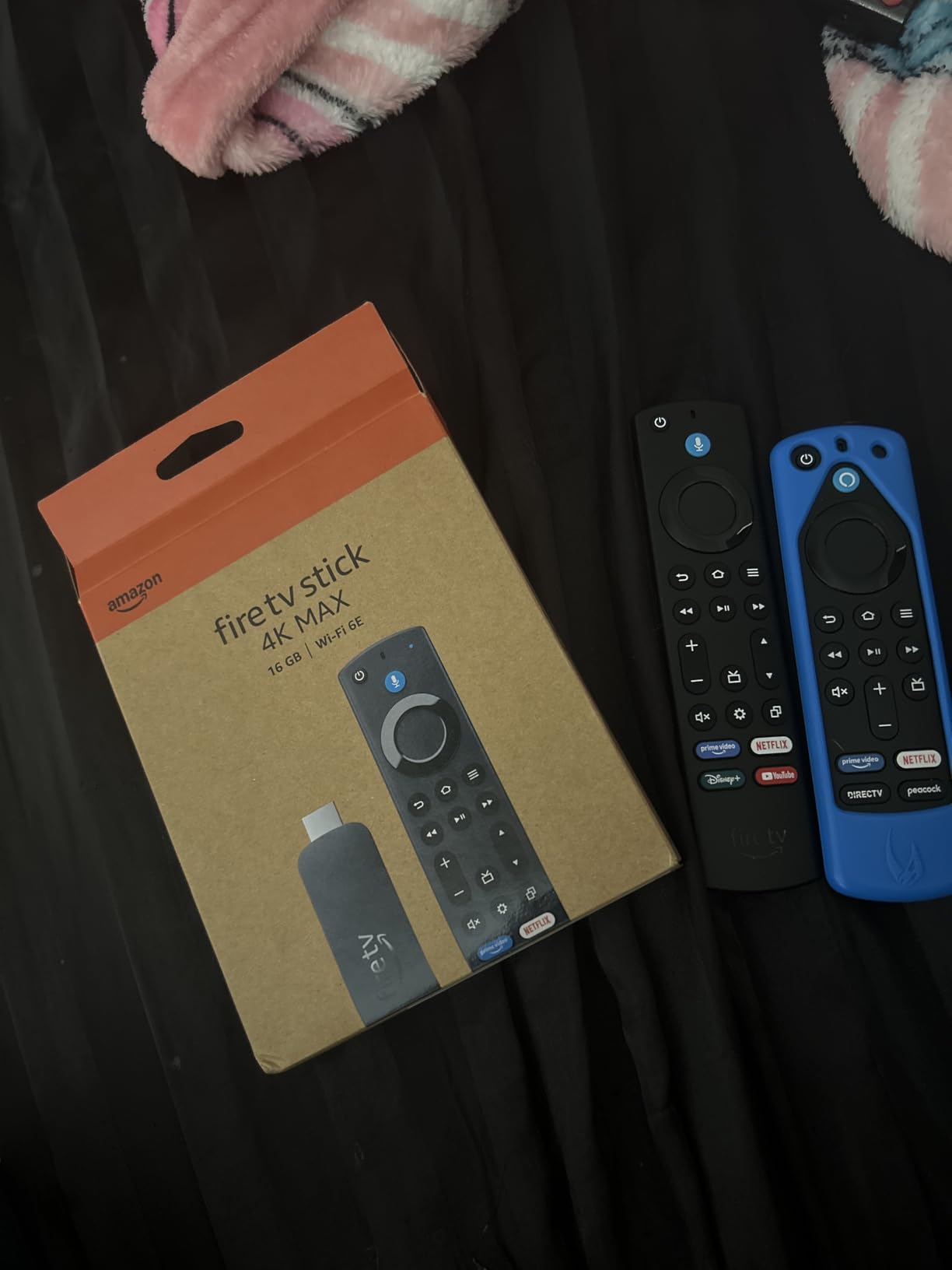 Fire TV Stick 4K Max (newest model), streaming device, with AI-powered Fire TV Search, supports Wi-Fi 6E, free & live TV without cable or satellite, find shows faster with Alexa+ customer photo 1