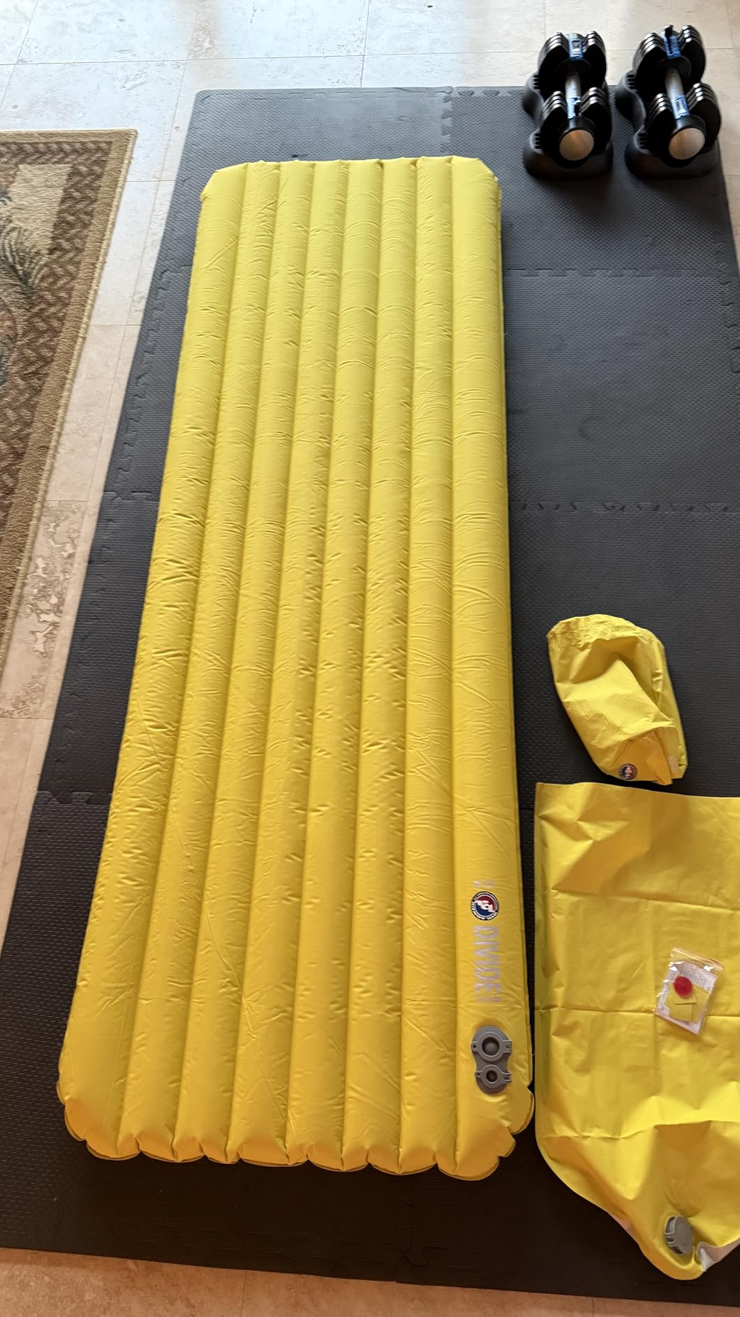 Big Agnes Divide - Lightweight, Compact, Air Chamber Sleeping Pad, Regular, Warm Olive customer photo 2