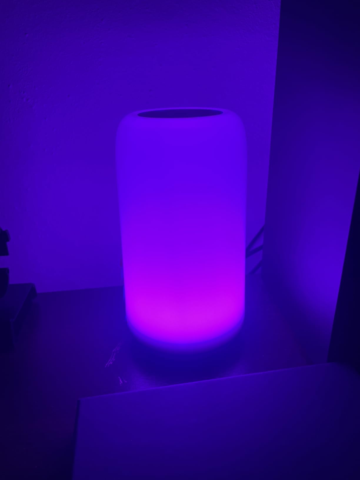 Touch Bedside Table LED Lamp, [Sleek Design & RGB Mode] Multi-Color Dimmable with Warm White Lights, Birthday Gifts for Women Mom, Smart Nightstand Small Lamp for Bedroom Living Room Home Decor customer photo 2